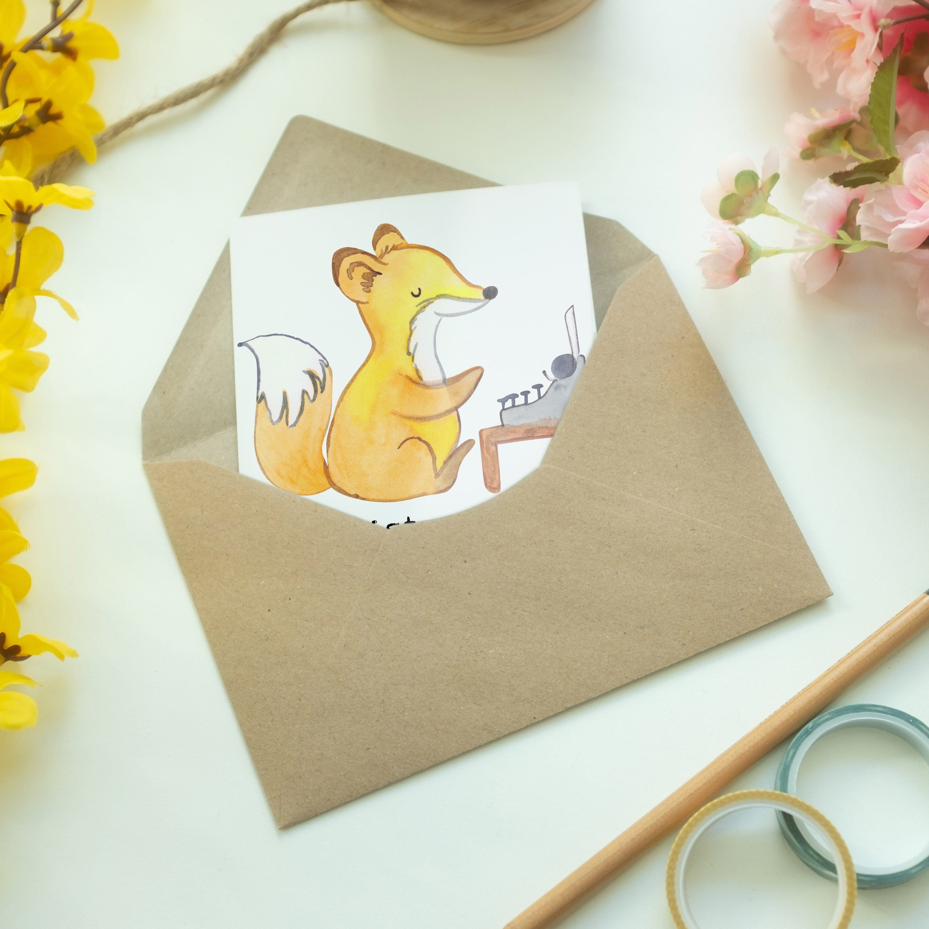 Mr. Einlad mit Herz Panda - Weiß Geburtstagskarte, - Mrs. Grußkarte Redakteur Online Geschenk, &