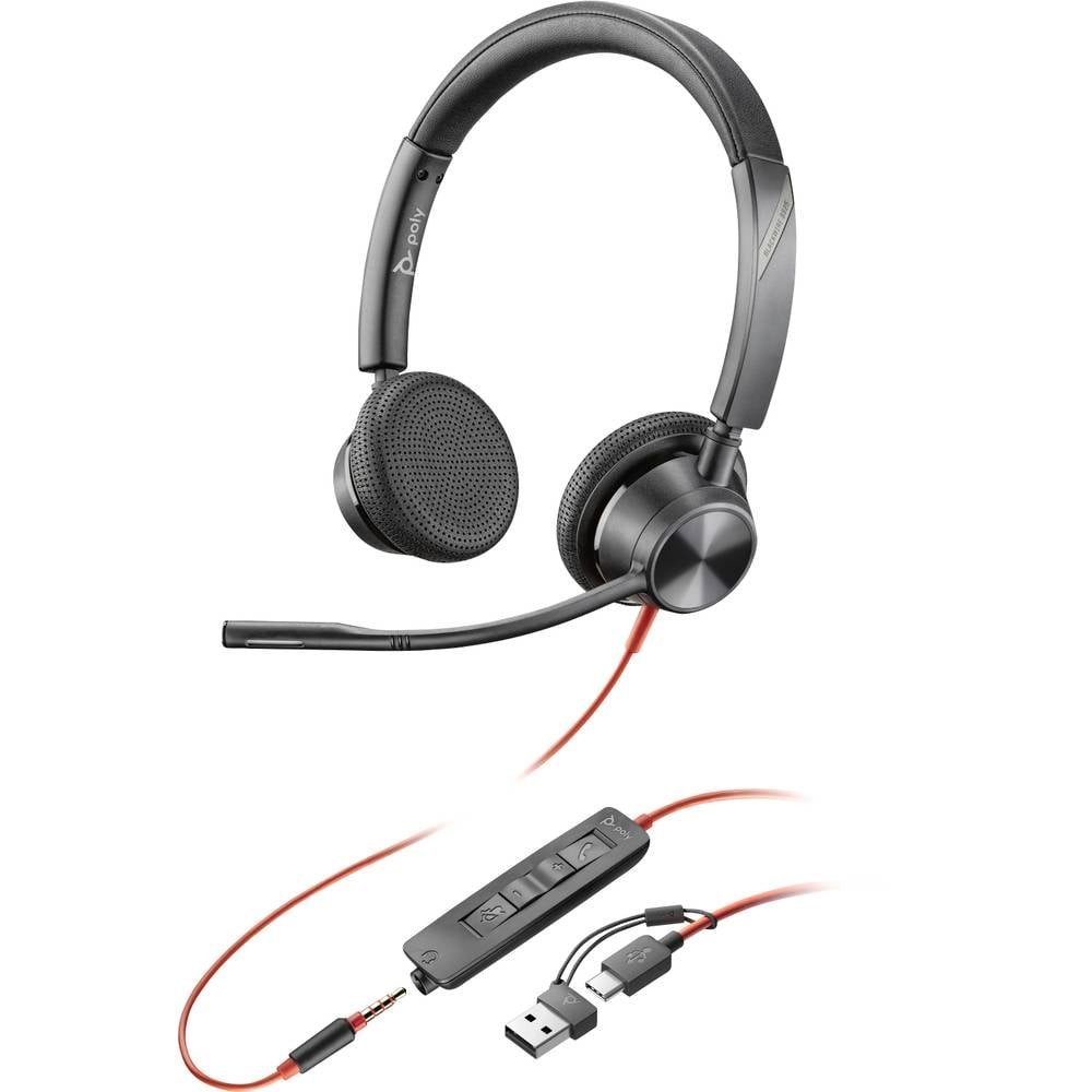 Poly Headset Stereo USB-C/A & 3.5 mm Kopfhörer