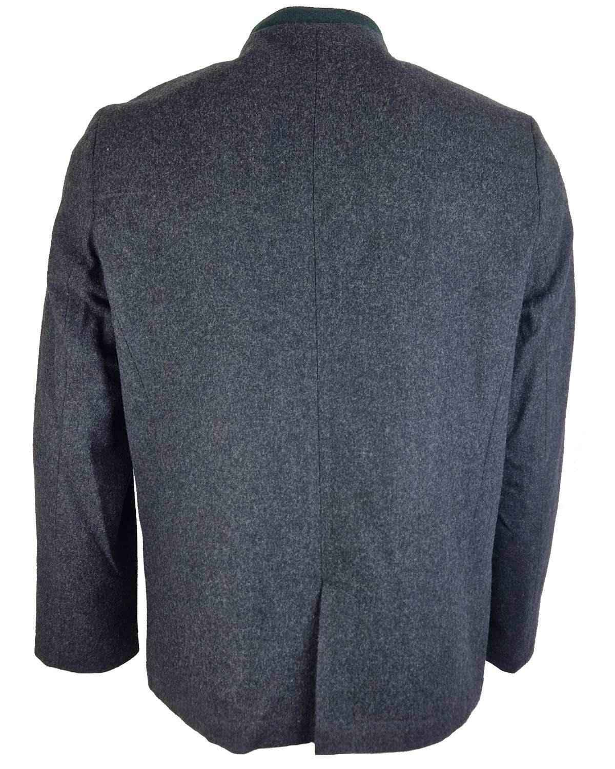 Maddox Trachtenstrickjacke Trachtenjacke Janker 'Erlach', Anthrazith Grün