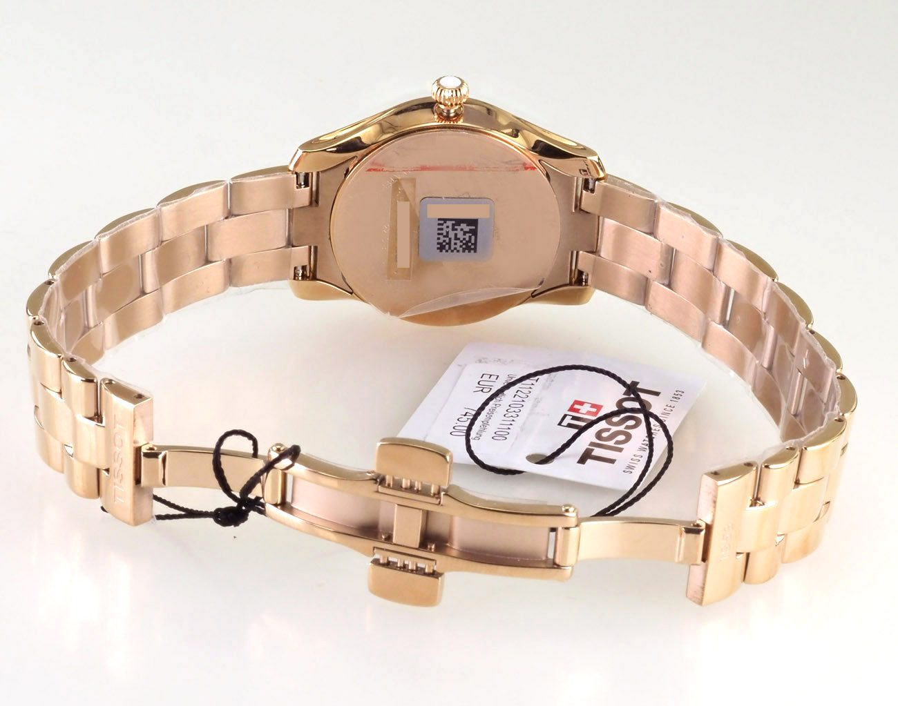 Tissot Schweizer Uhr Damen Uhr 30 mm Ø T-Lady T-Wave T1122103311100 T-Wave, Saphirglas