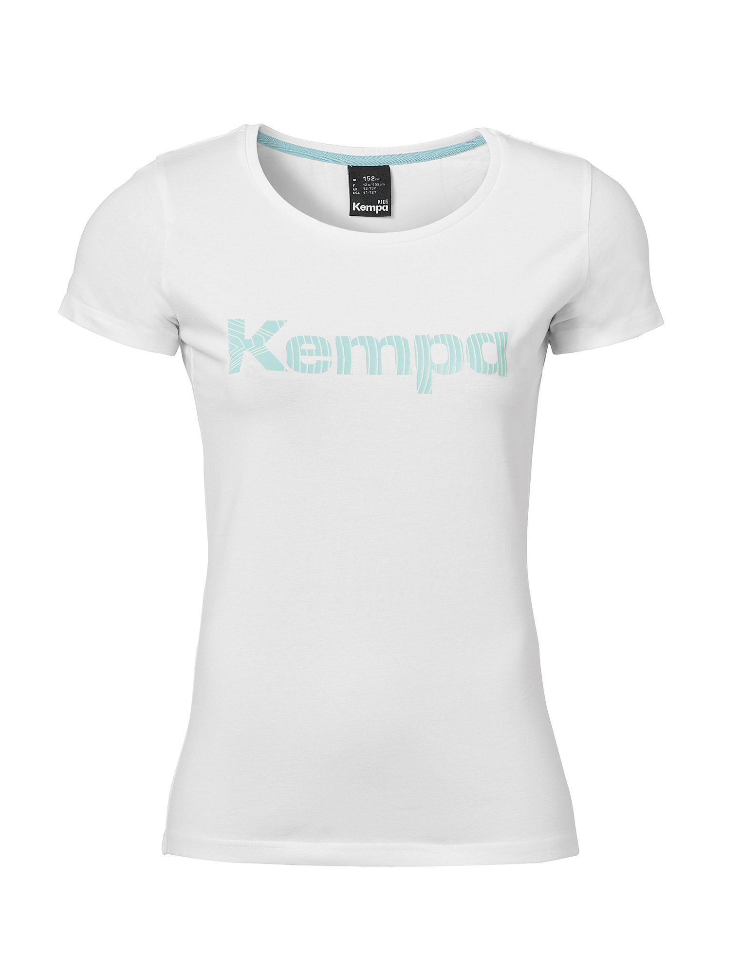 Kempa Kempa weiß Shirt GRAPHIC T-SHIRT elastisch GIRLS Kurzarmshirt