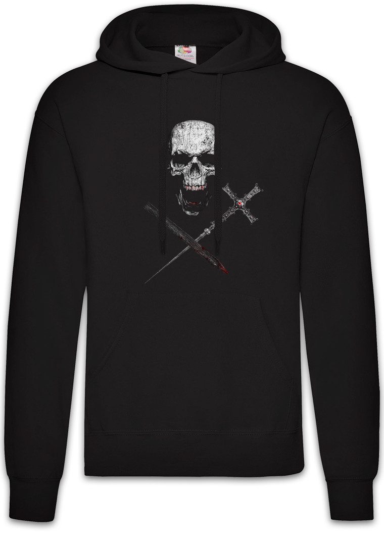 Hoodie Vampire Skull Herren Hoodie Vampir Blut True Gebiss Zähne Dracula Biss