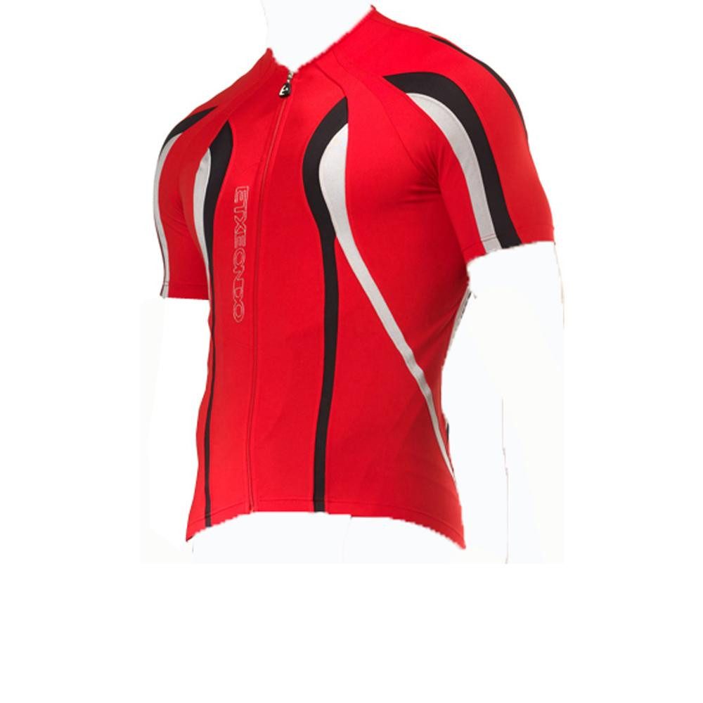 Etxeondo Funktionsshirt Etxeondo Herren Trikot IKUS Rot - Thermotrikot mit Frontzipper für max
