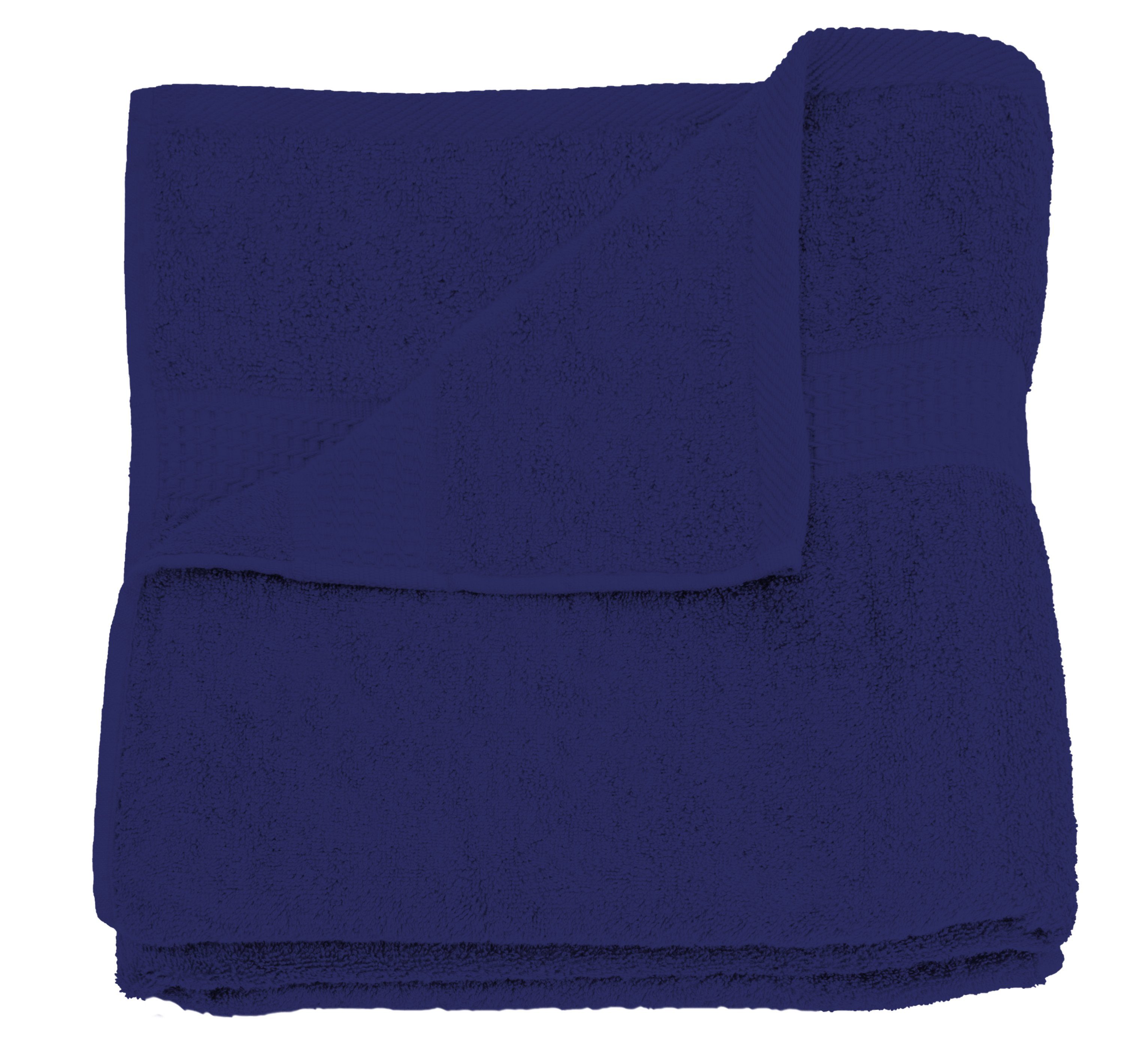 saugfähig dunkelblau Bordüre, mit Frottee Home Badetücher (4-St), Royal, One