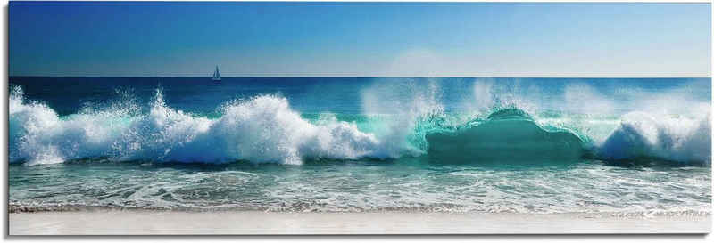 Reinders! Wandbild »Wandbild Stürmische Wellen Meer - Strandbilder - Wasser«, Meer (1 St)