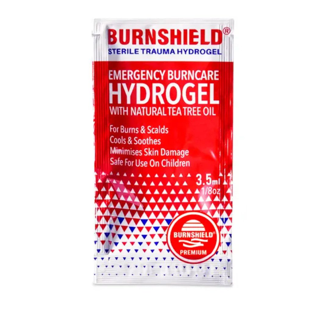 Erste-Hilfe-Set Burnshield Gel-Sachets / Hydrogel / Hydrospray