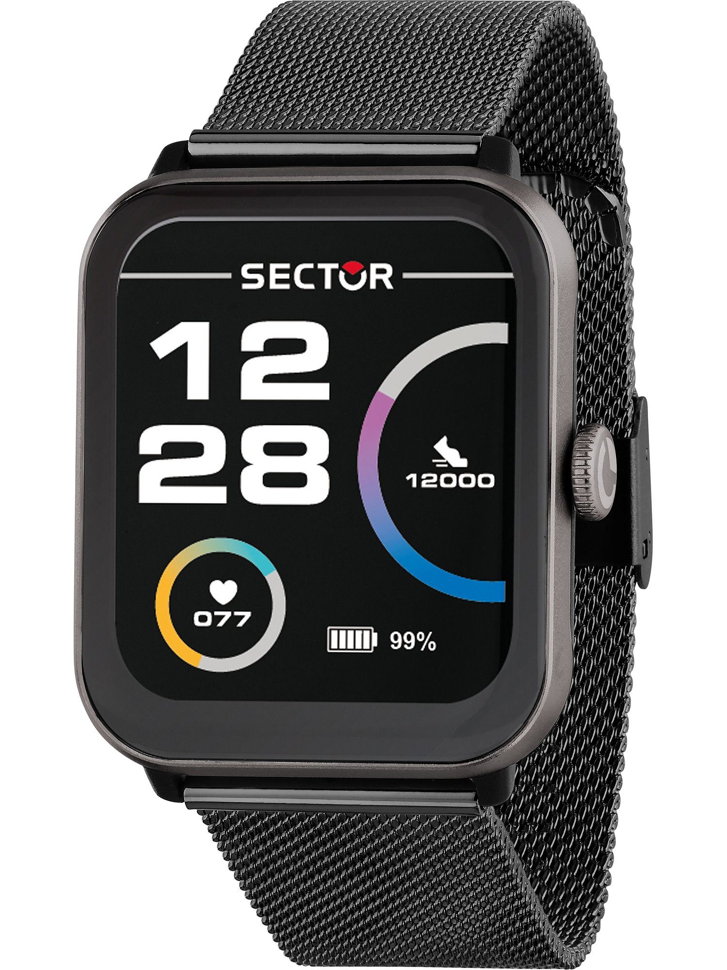 Sector Digitaluhr Sector Herren-Smartwatch Digital Akku