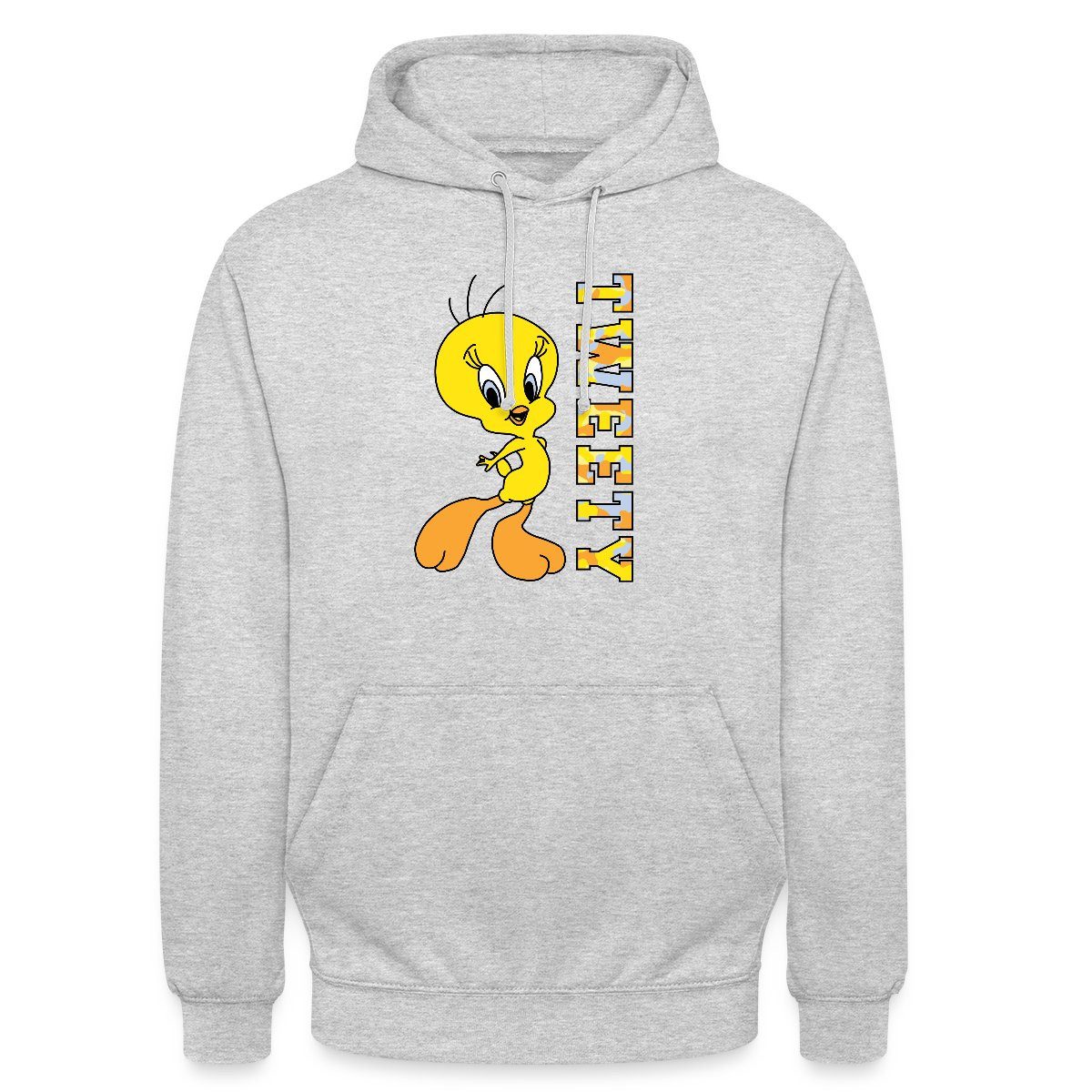 Spreadshirt Hoodie Looney Tunes Tweety Camouflage Unisex Hoodie (1-tlg)