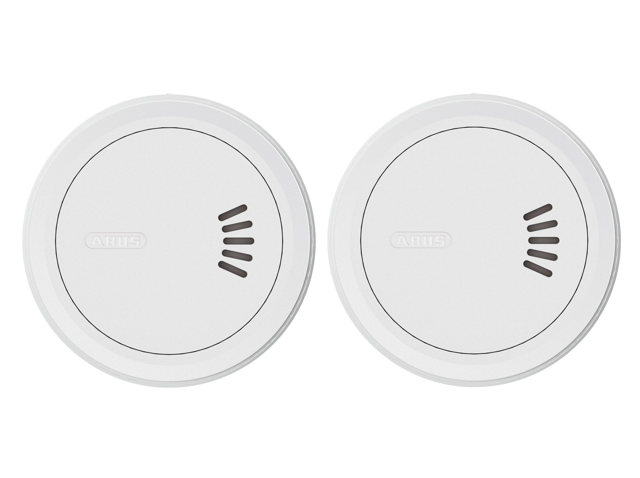 ABUS Rauchmelder PREFIRA MINI - mit 10-Jahres-Batterie - 2er Set Rauchmelder (Unauffällig und schlafzimmertauglich: Mit nur 7 cm Durchmesser)