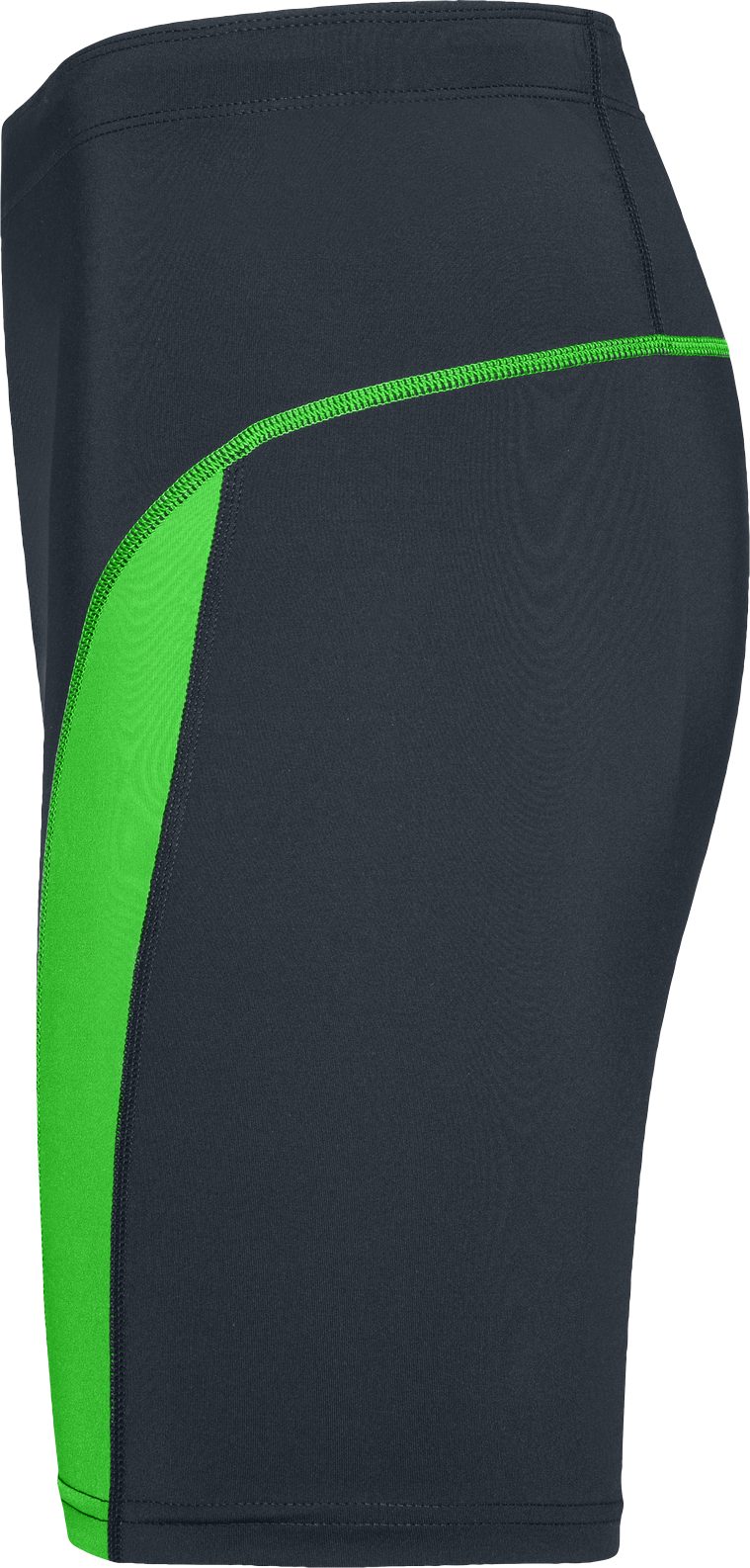 James & Nicholson Laufhose Doppelpack Kurze Lauftights Herren Laufhose Running Shorts JN478 (Doppelpack, 2er-Pack) Weiche, elastische Qualität mit Elasthan