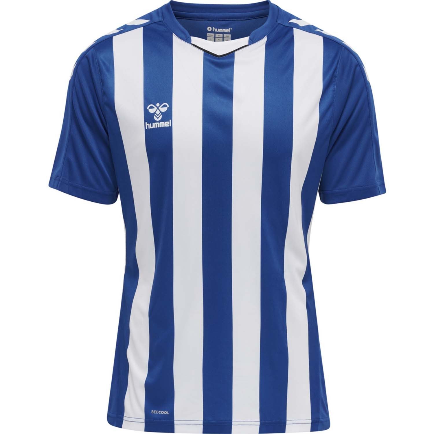 hummel Fußballtrikot Hummel Herren Trikot Core Striped XK Polo Jersey S/S 211458