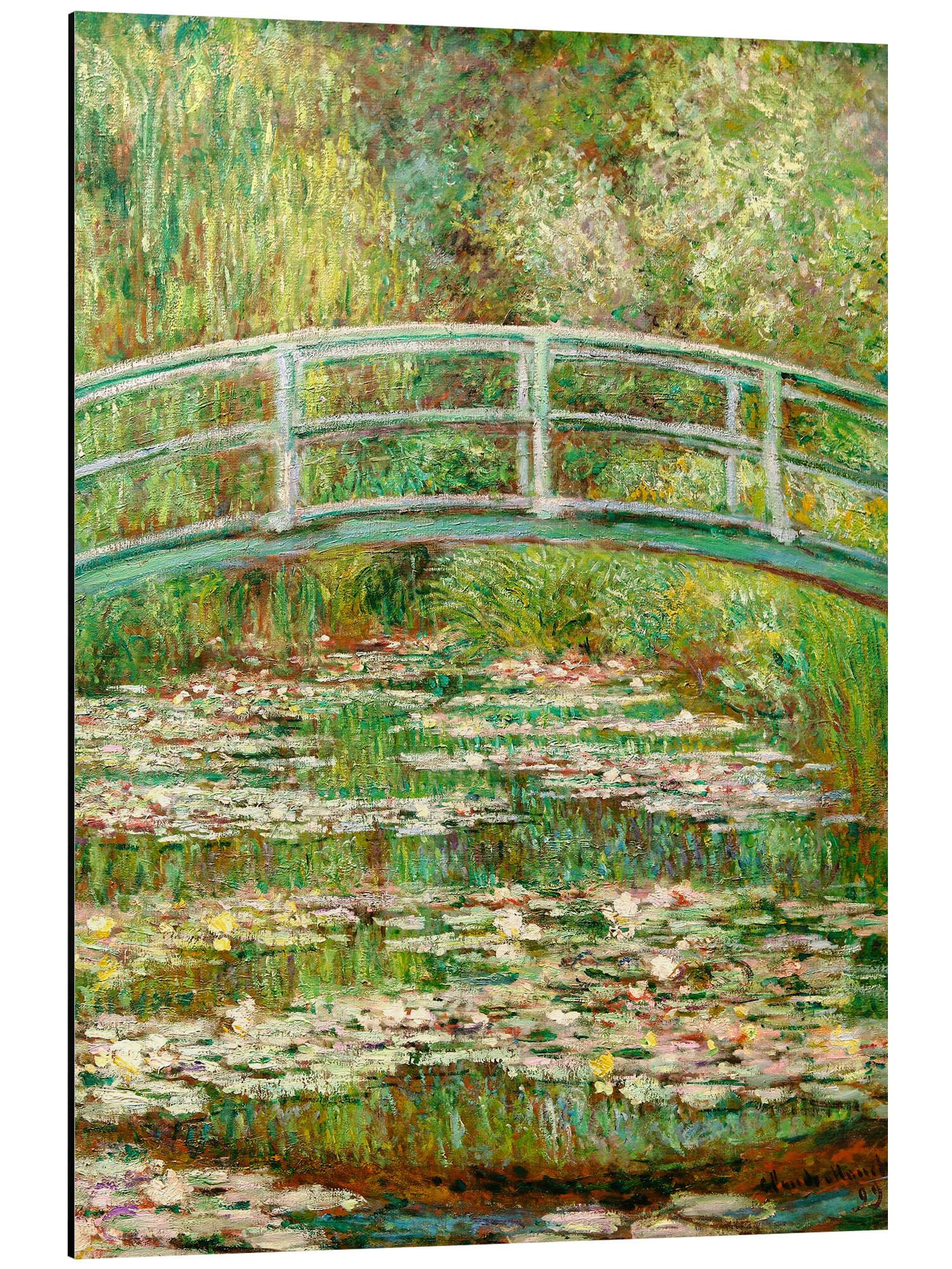 Alu-Dibond-Druck Claude Monet