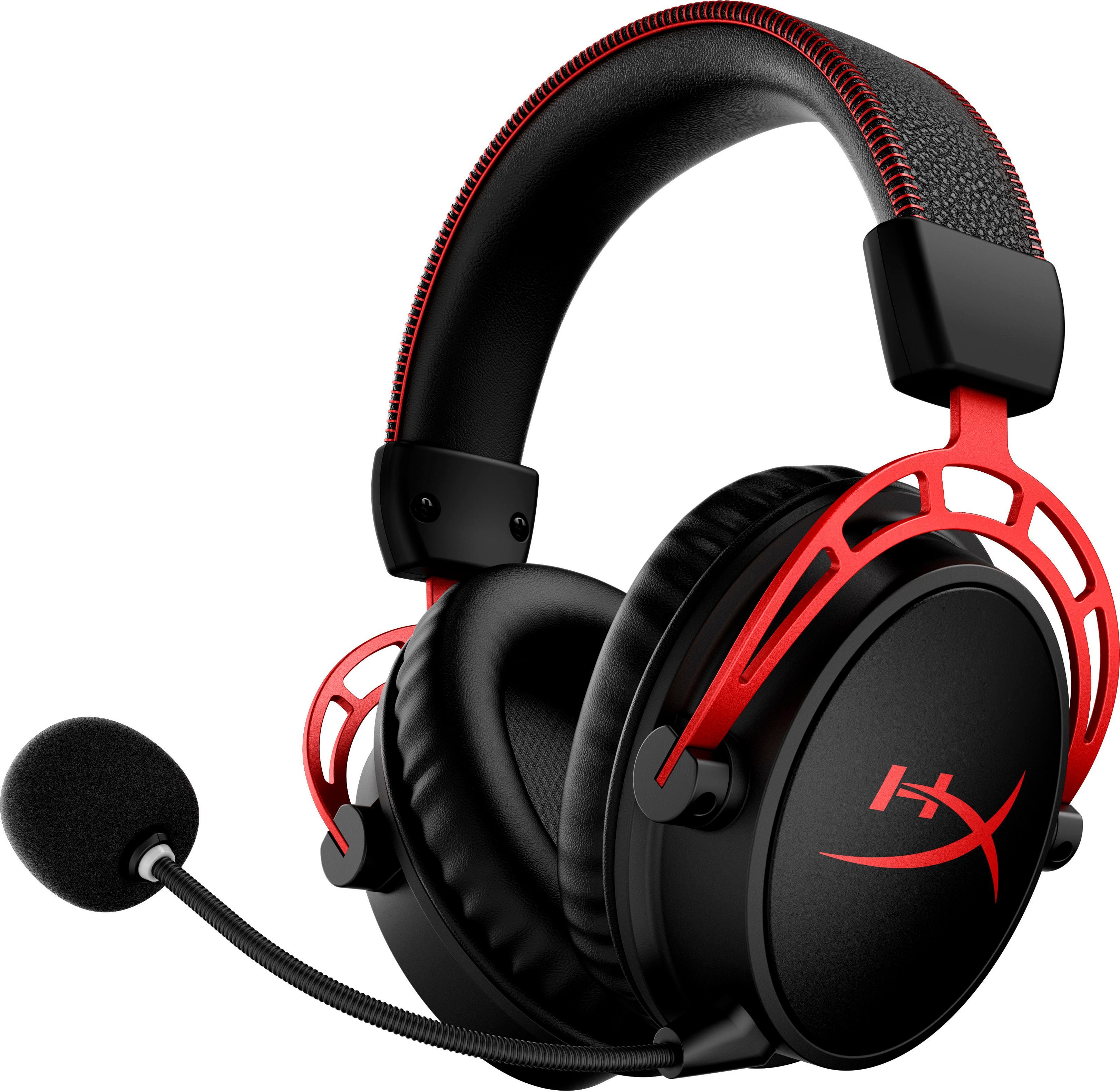 Super Sonderpreise HyperX Cloud Alpha Wireless Gaming-Headset Ladestandsanzeige, Rauschunterdrückung) (LED abnehmbar, Mikrofon