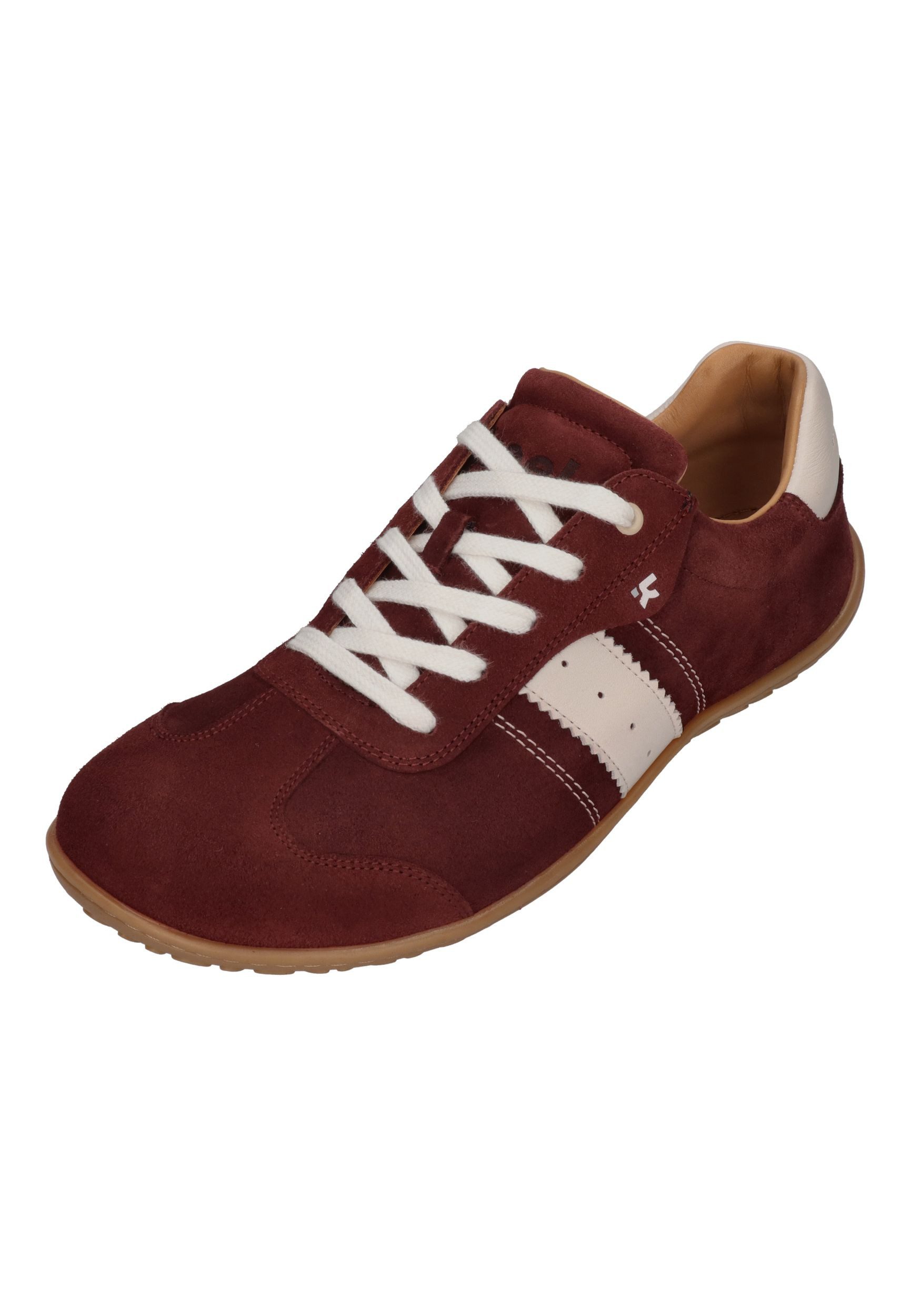 KOEL ILO SUEDE 3.0 Barfußschuh Bordo white