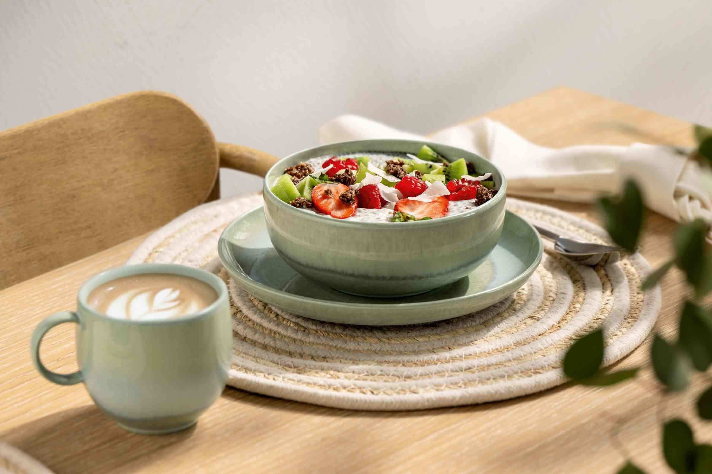 like. by Villeroy & Boch Kombiservice Perlemor Alga Basic-Set 6er Set (6-tlg), 2 Personen, Porzellan