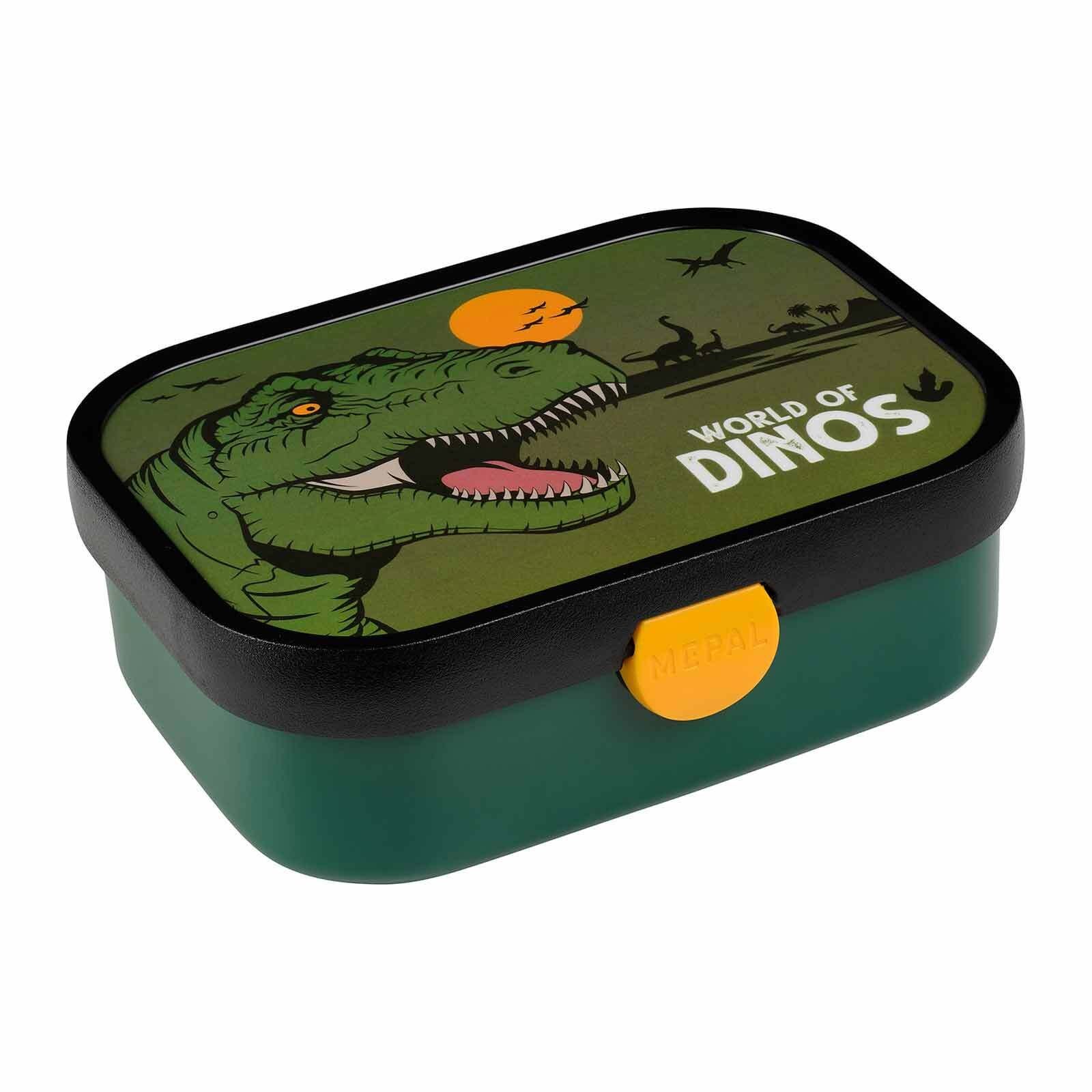 Mepal Lunchbox Brotdose Campus für Kinder mit Dino-Motiv, 750 ml Fassungsvermögen, Spülmaschinenfest, BPA-frei, robustes Material