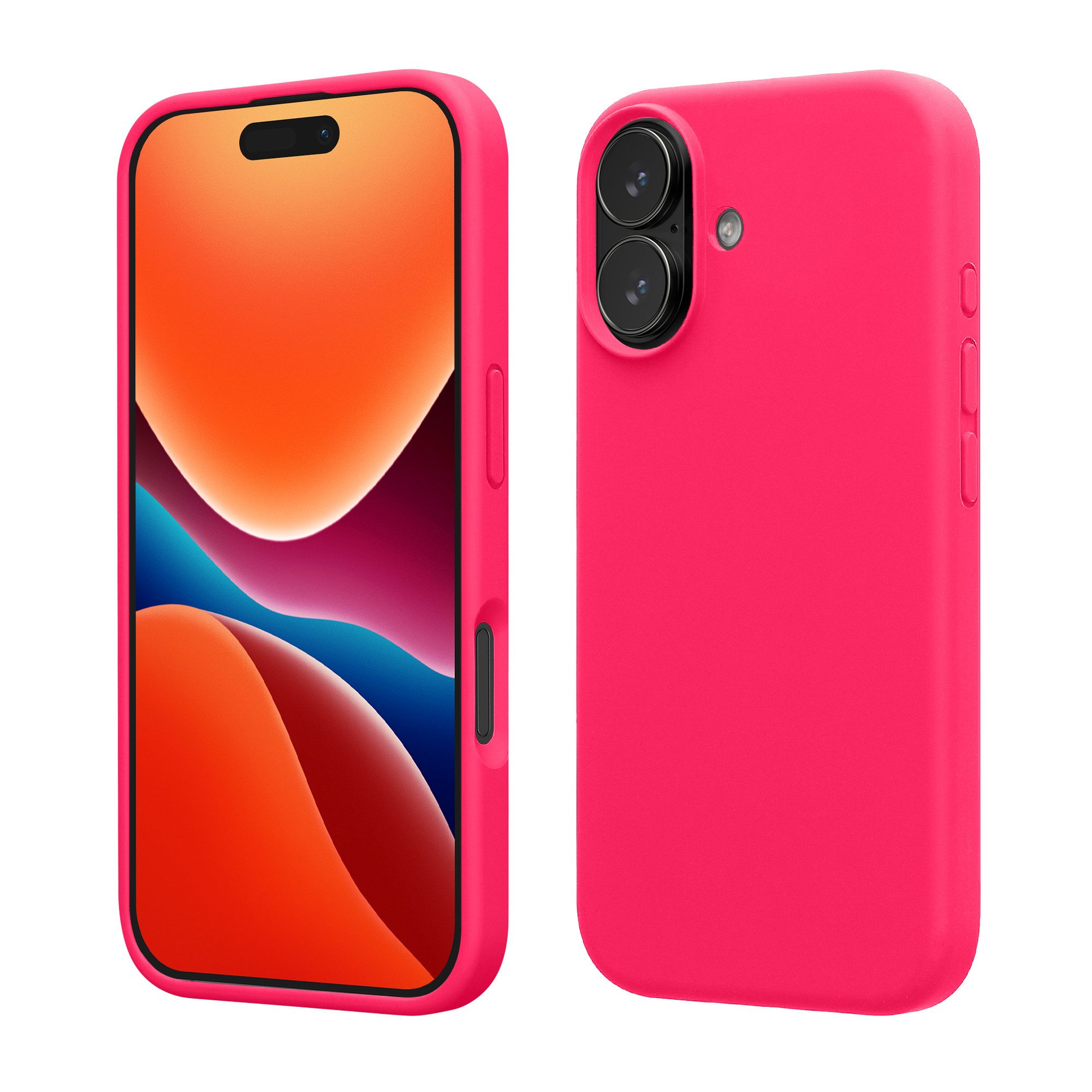 kwmobile Smartphone-Hülle Hülle für Apple iPhone 17, Hülle Silikon gummiert - Handyhülle - Handy Case Cover