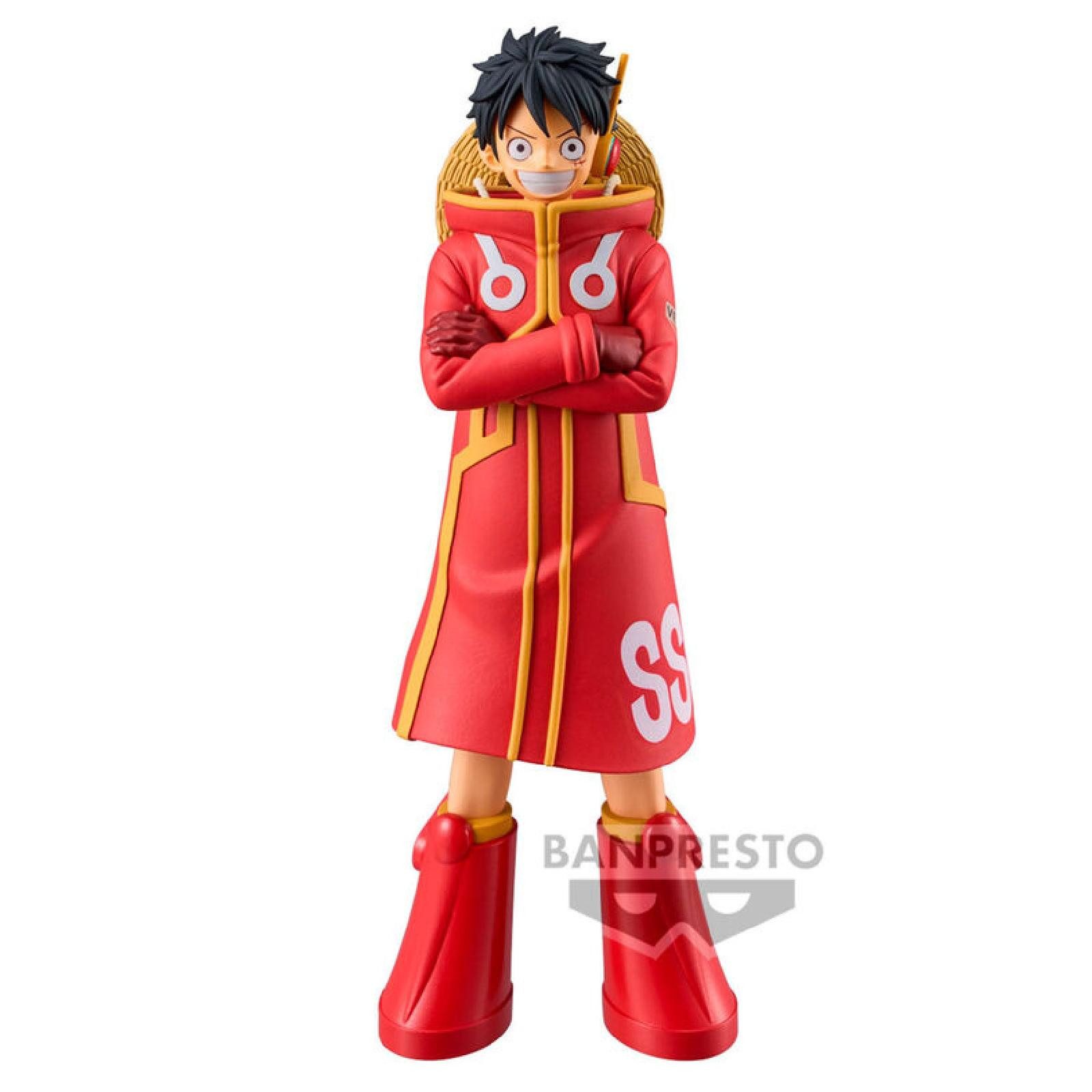 Banpresto Sammelfigur One Piece Grandline Series Monkey D Luffy Figur 16cm