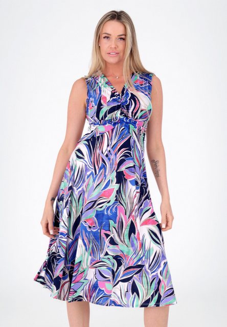 YC Fashion & Style Sommerkleid mit Allover-Print – ärmellos & schwingend Ba günstig online kaufen