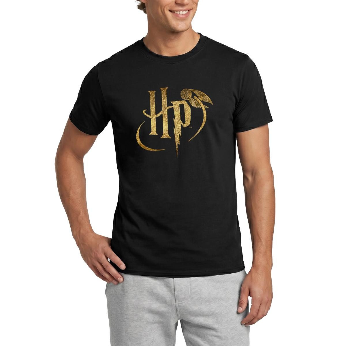T-Shirt Harry Potter HP Logo Männer T-Shirt
