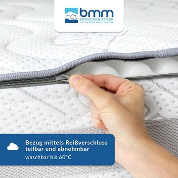 Taschenfederkernmatratze BMM Matratze Komfort 23 TFK, BMM, 23 cm hoch, orthopädischer 7-Zonen Taschenfederkern, SilverCare Klima-Border Bezug