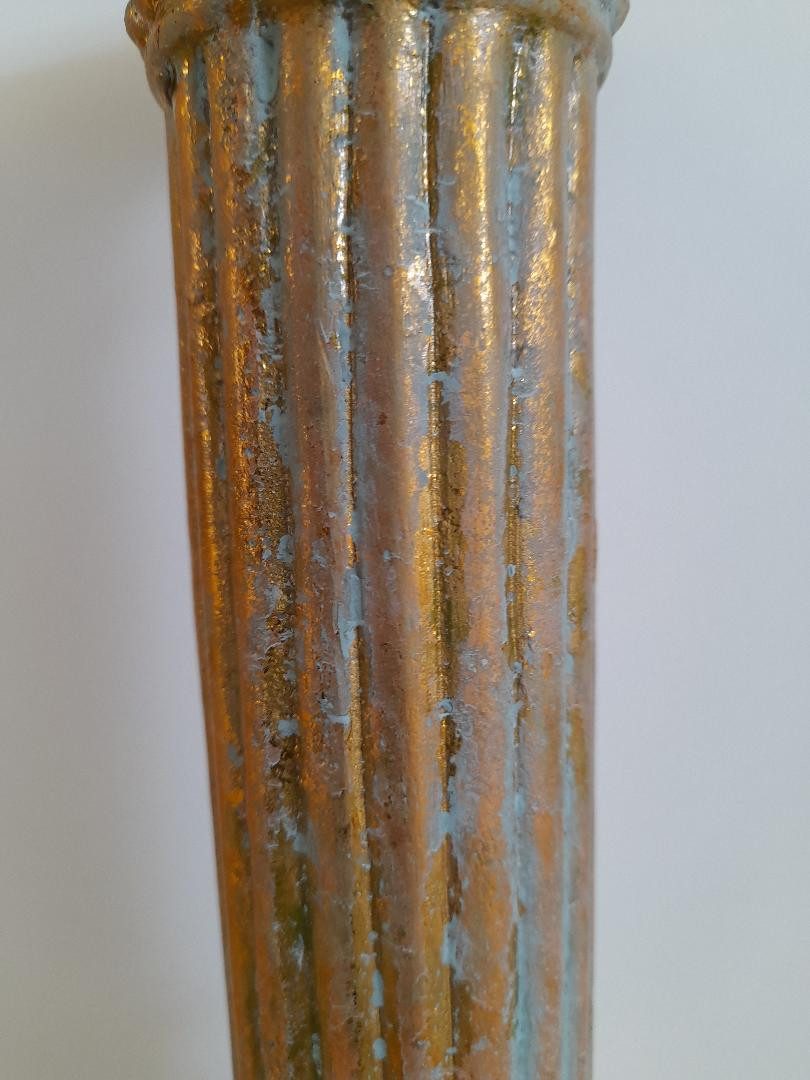 formano Kerzenhalter Deko Kerzenständer Kerzenhalter 29cm Polyresin Antik-Stil