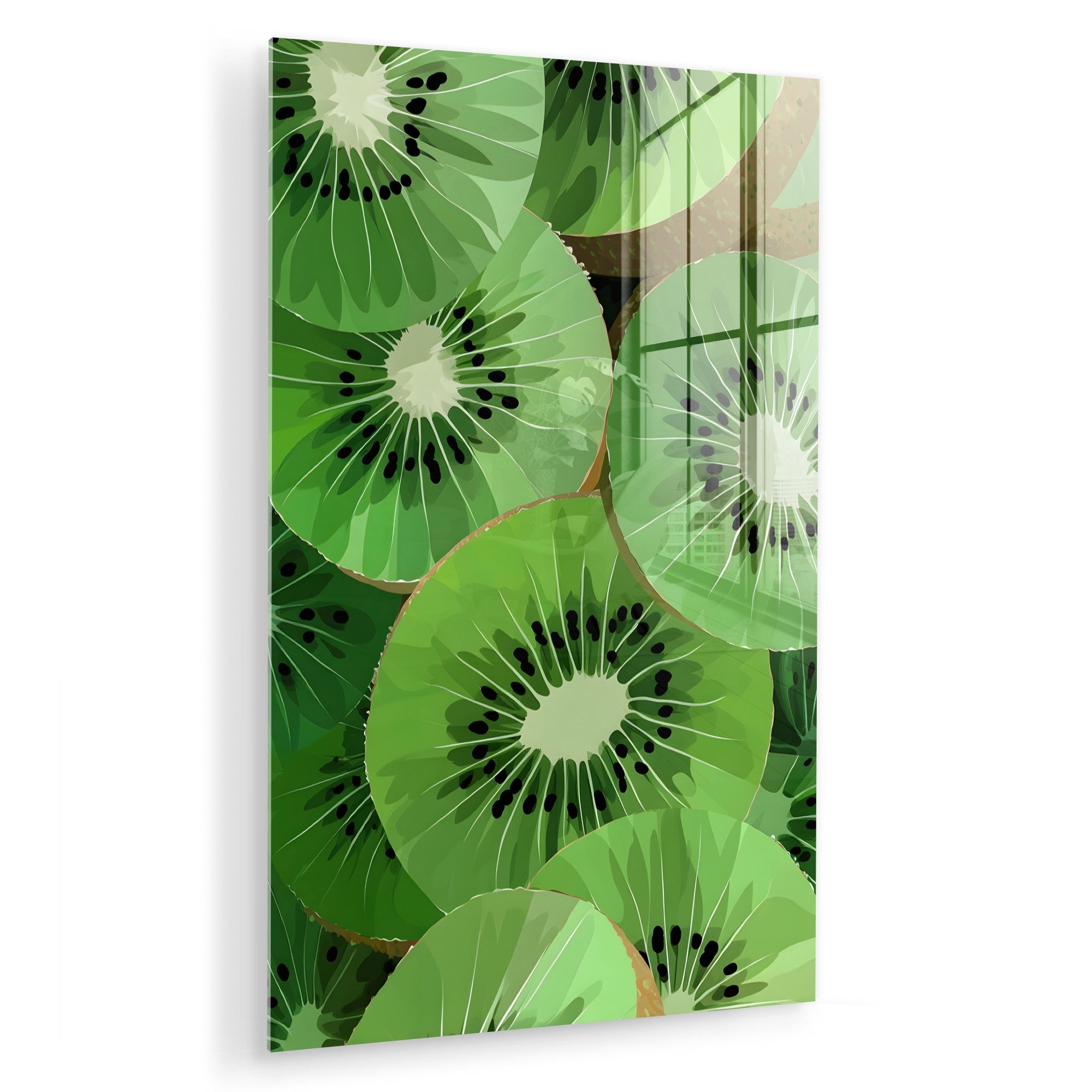 MuchoWow Acrylglasbild Kiwi - Grün - günstig online kaufen