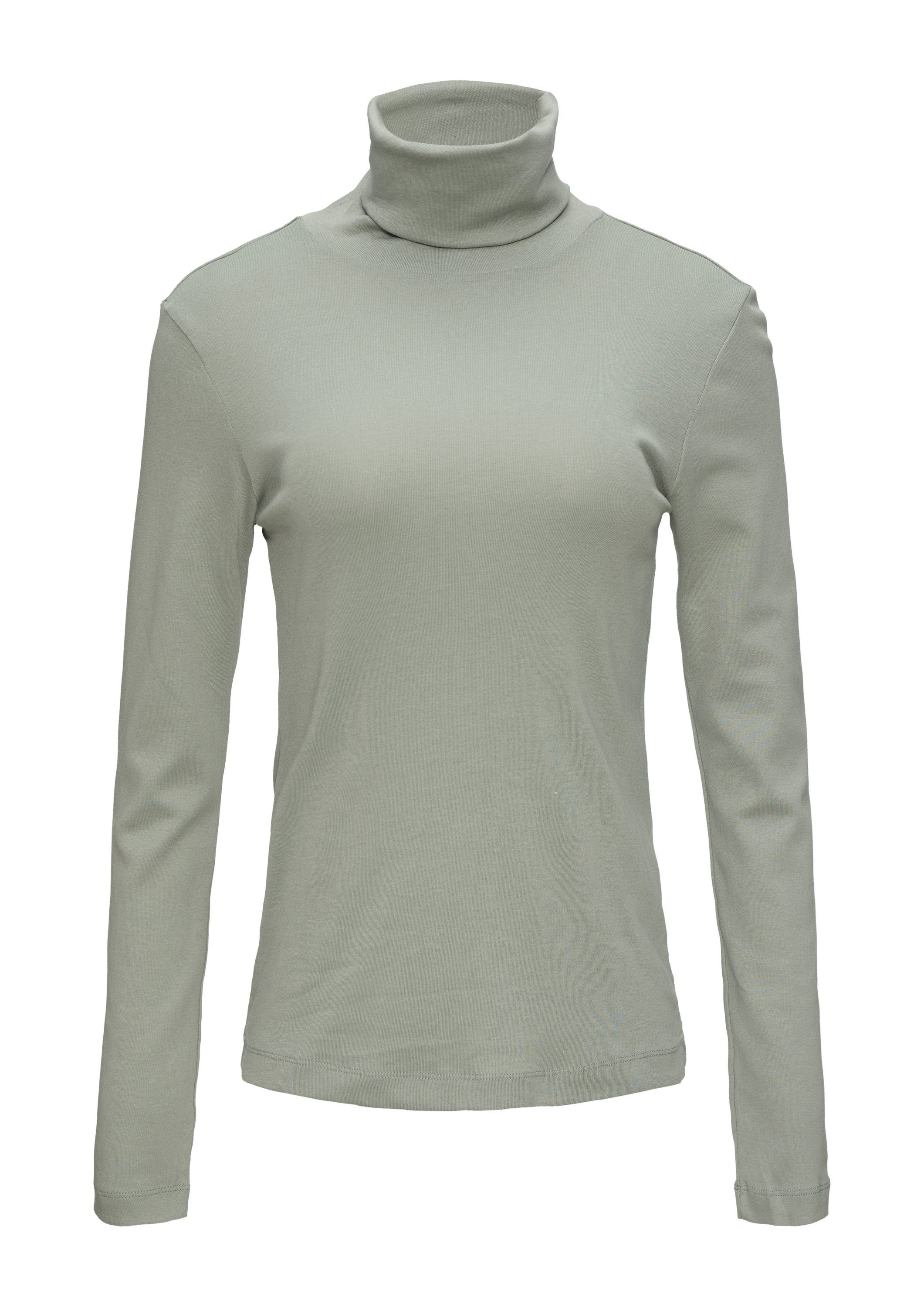 QS Langarmshirt T-Shirt Langarmshirt mit Rollkragen günstig online kaufen
