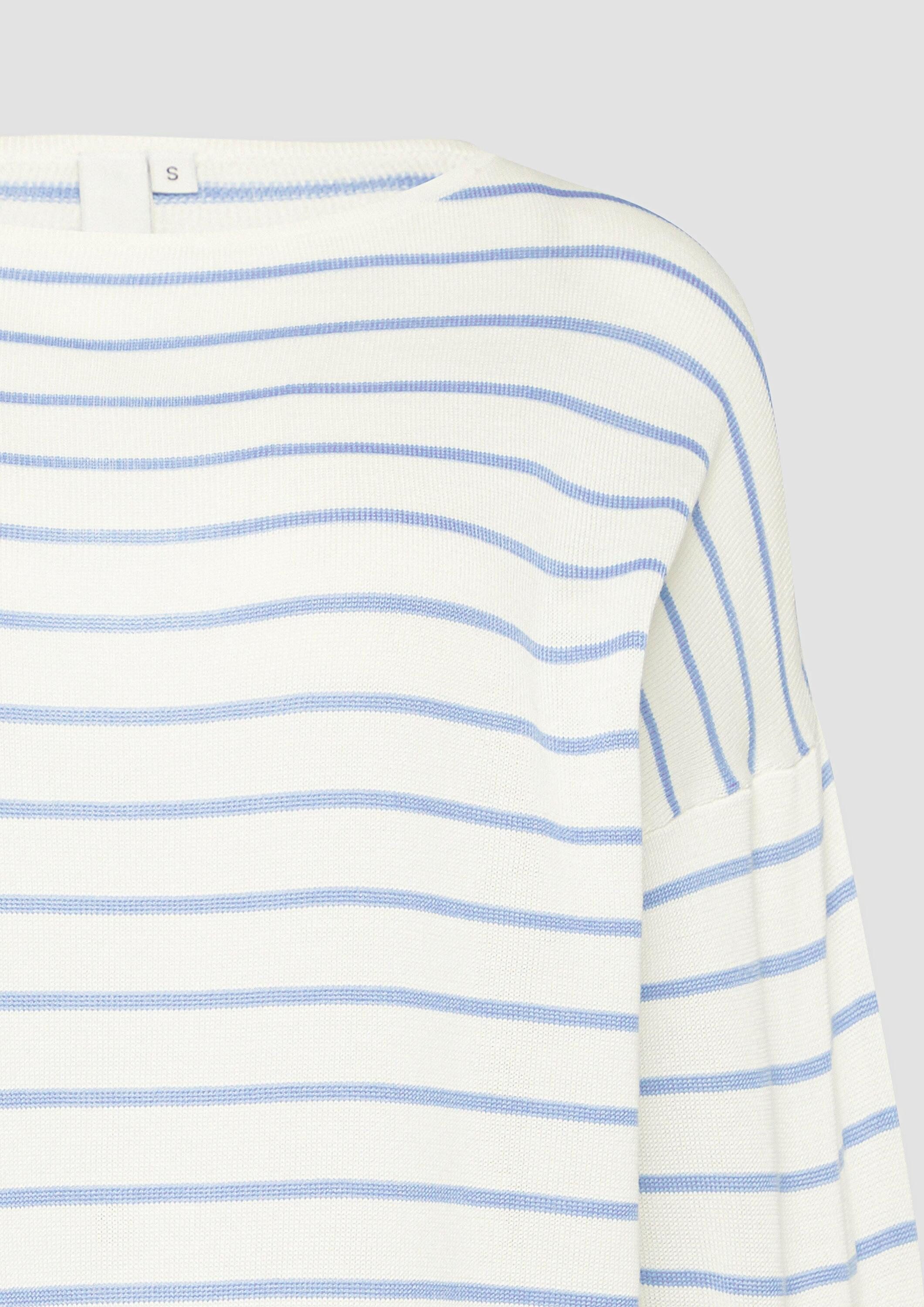 QS Longpullover Strickpullover Leichter Strickpullover aus Viskosemix