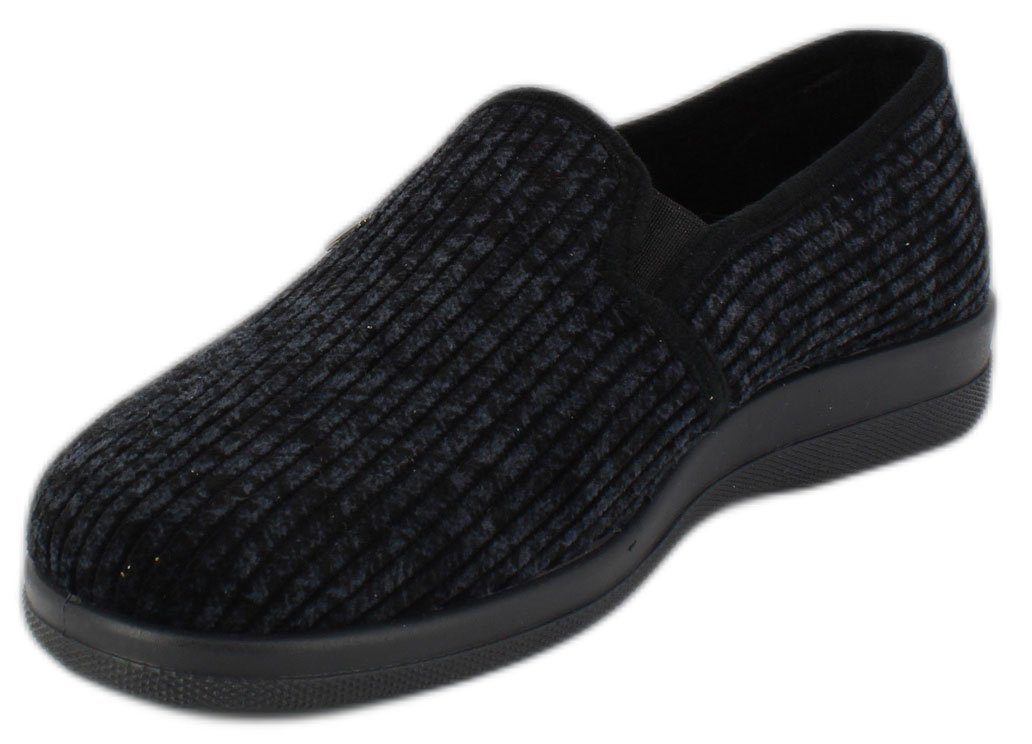 Beck Herren-Hausschuh Heinz aus Kord Hausschuh geschlossener Hausschuh