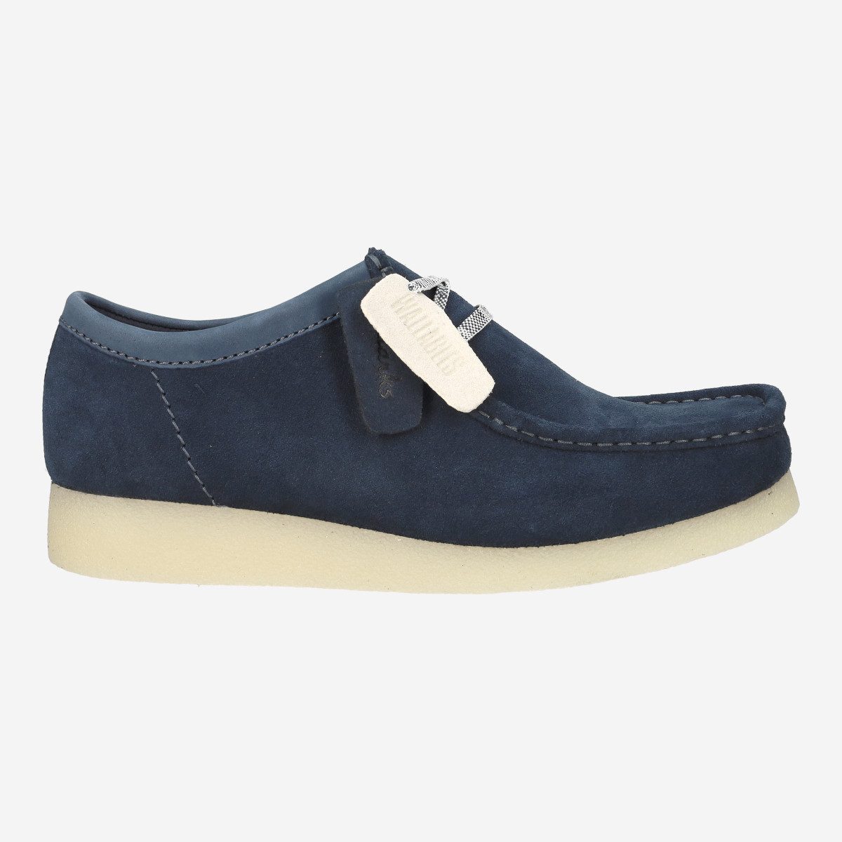 Clarks Clarks WallabeeEVO 26180127 7, Schnürschuhe, Blau, Herren Schnürschu günstig online kaufen