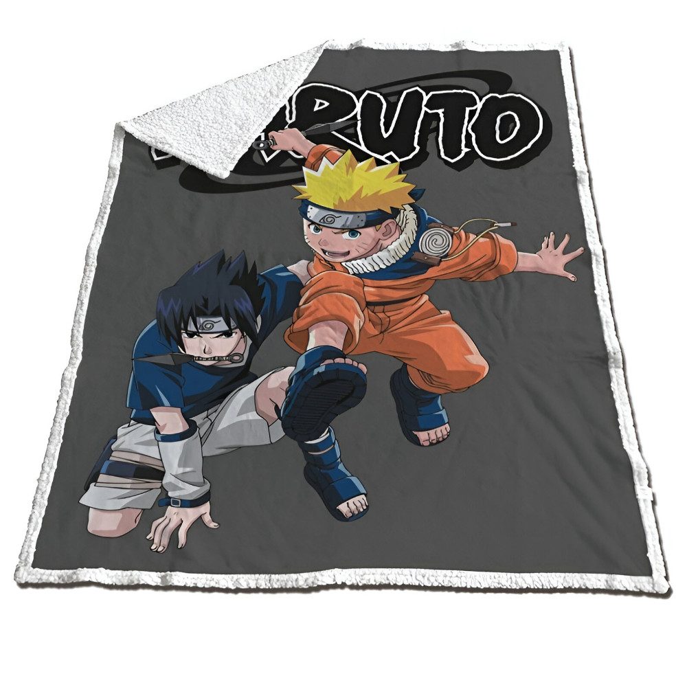 Wohndecke Anime Naruto Shippuden Coral Decke warme Kuscheldecke 120x150 cm, günstig online kaufen