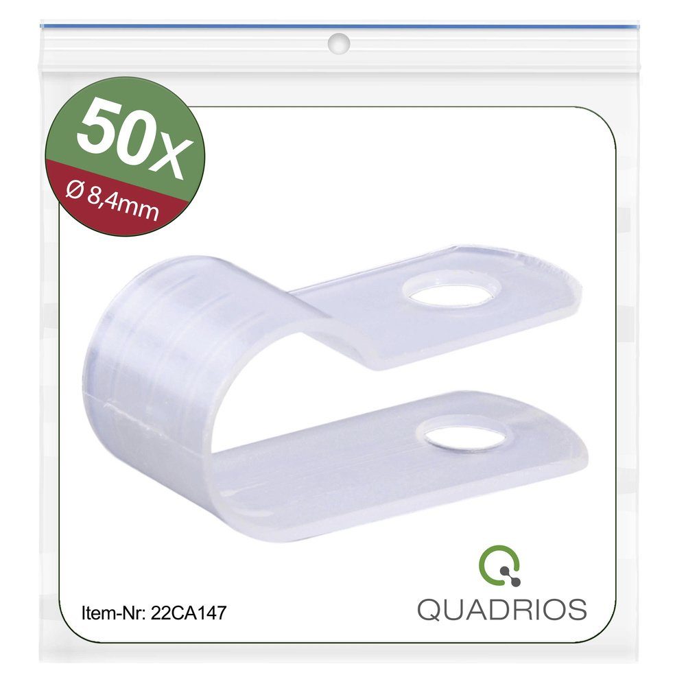 Kabelverbinder-Sortiment Quadrios 22CA147 Befestigungsschelle schraubbar 22CA147 Bündel-Ø-Berei