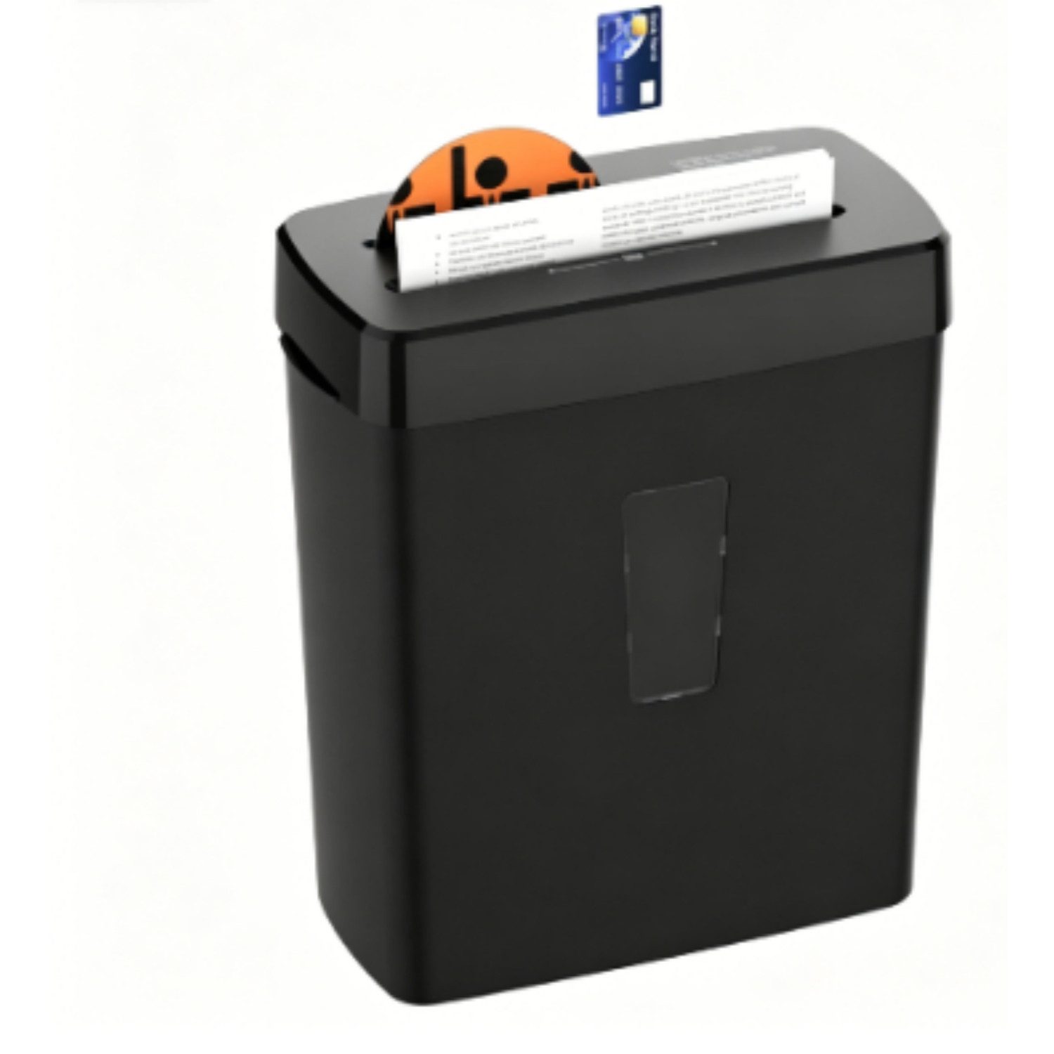 ibettertec Aktenvernichter Kreuzschnitt-Schredder, Ultra Quitet Schredder für Zuhause, 8 Blatt Kreuzschnitt-Schredder, 3,4 Gallonen HeavyDuty Papier/CD/Karte