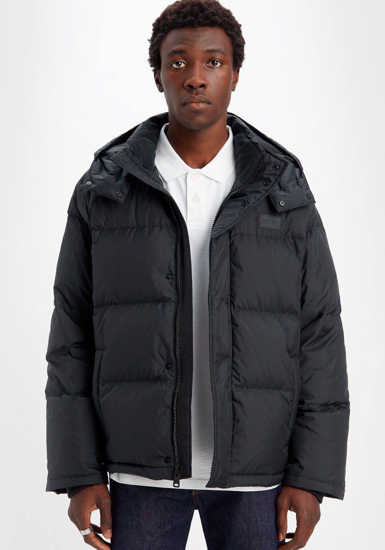 PUFFER Levi's® black Steppjacke jet LV SHORT LAUREL Jacke