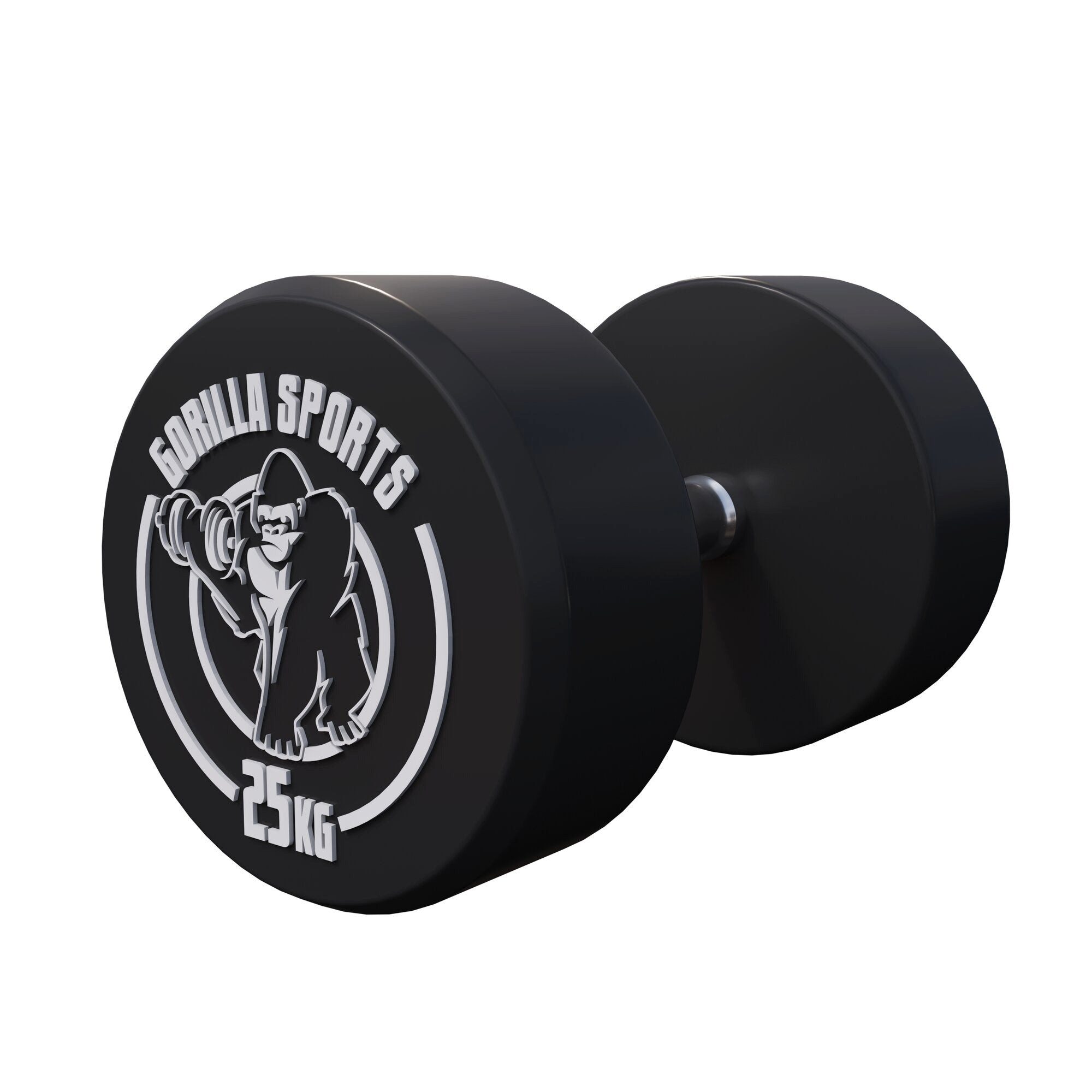 GORILLA SPORTS Kompakthantel Kurzhantel Gummi 2,5 - 40 kg