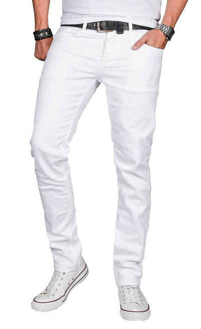 Alessandro Salvarini Straight-Jeans ASMinero Slim Fit Джинси mit 2% Elasthan