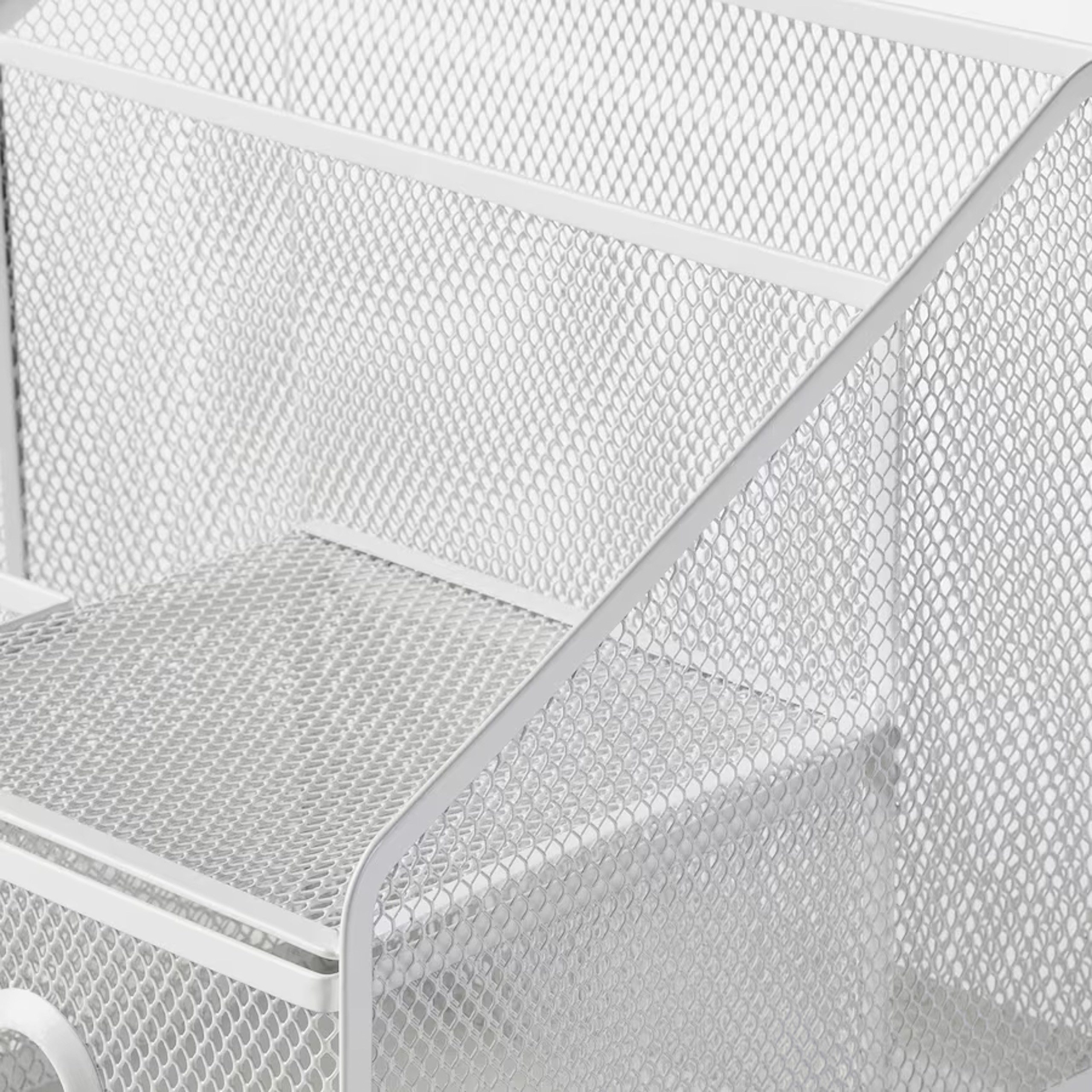 IKEA Organizer DRÖNJÖNS Weißer Schreibtisch-Organizer 25x20 cm IKEA