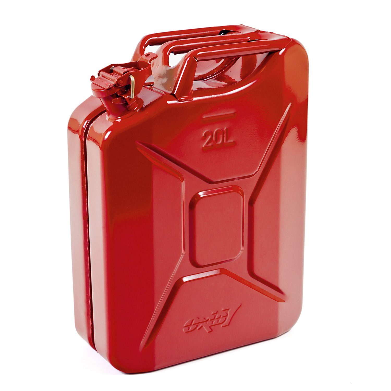 Oxid7 Benzinkanister Metall Kraftstoffkanister 20L Benzin & Diesel (1 St), Reservekanister rot
