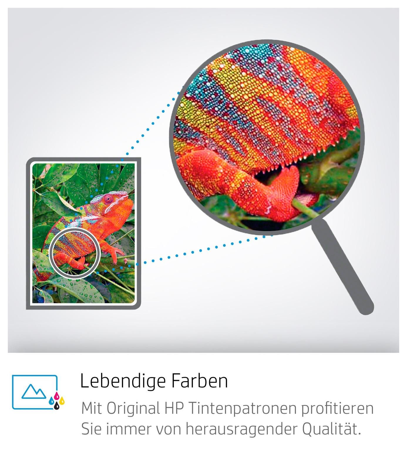 HP Druckerpatrone Original HP 62 (C2P06AE) Color Tintenpatrone