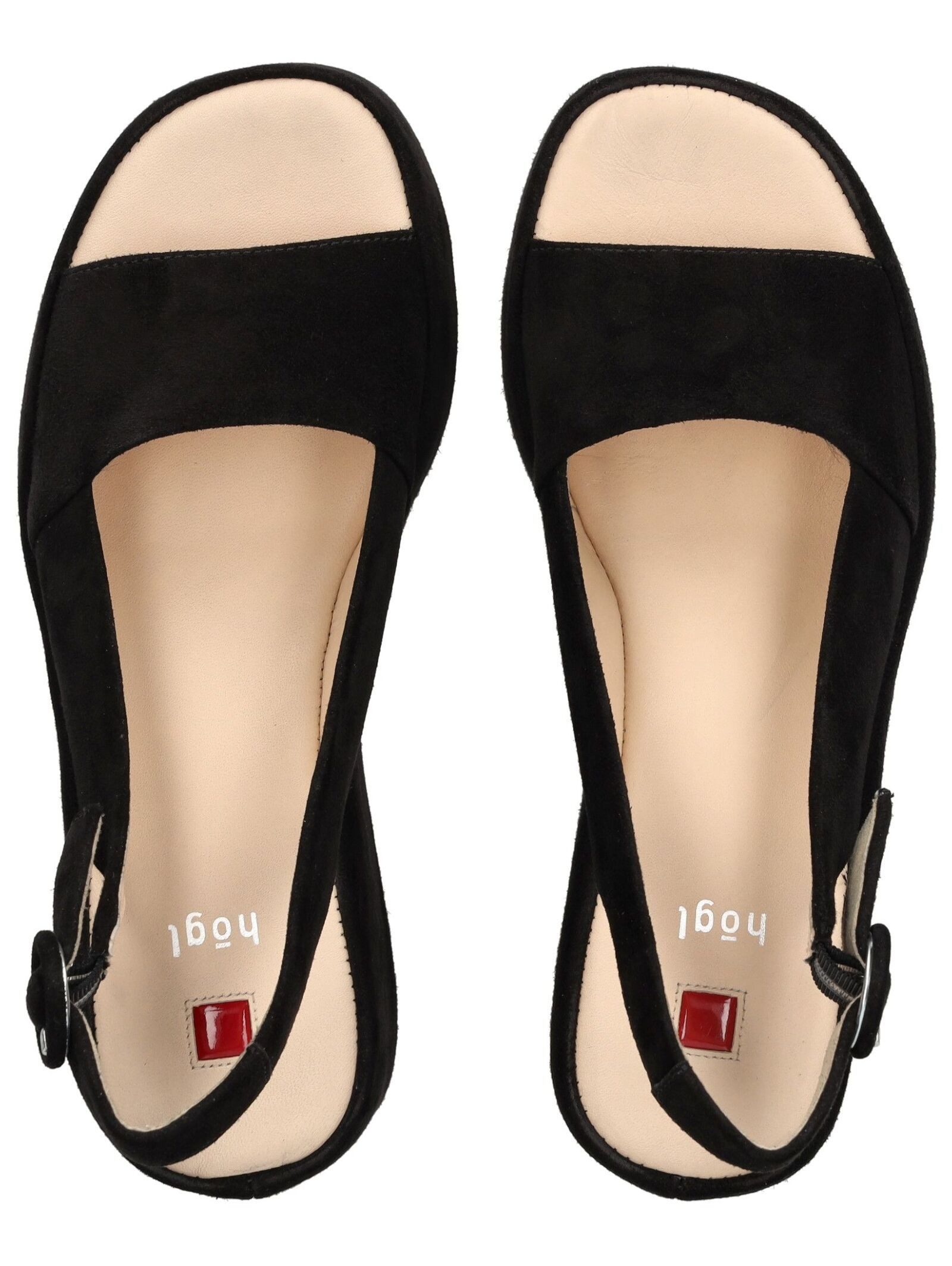 Högl Högl Sandalen Veloursleder Keilsandalette