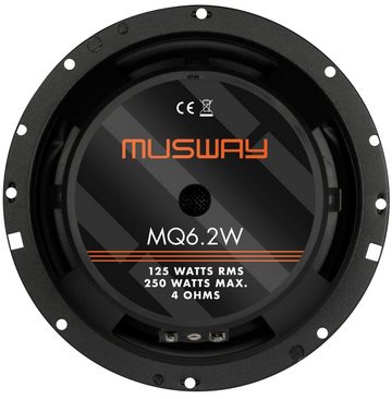 Musway MQ6.2W 16,5cm Lautsprecher Kickbass Auto-Lautsprecher (Musway MQ6.2W - 16,5cm Lautsprecher Kickbass)