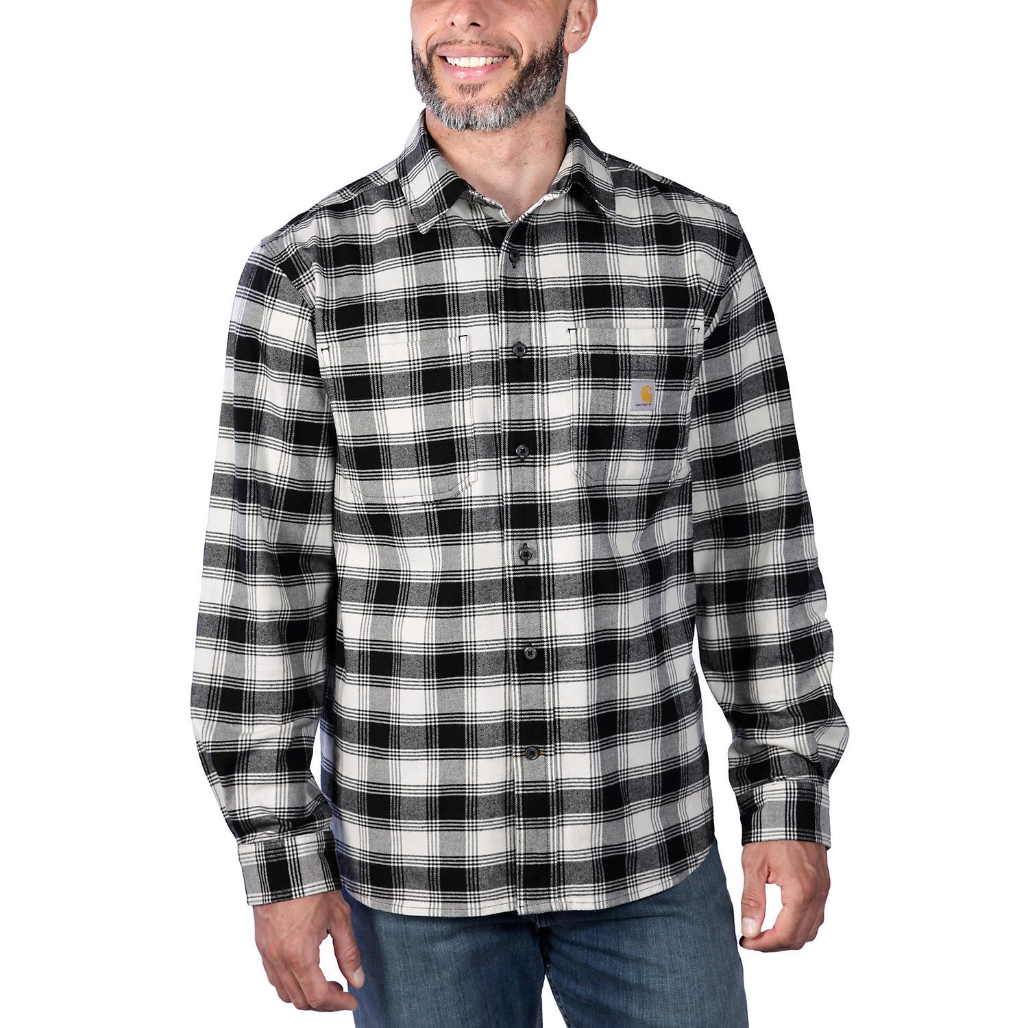 Carhartt Flanellhemd Plaid Shirt mit Brusttaschen