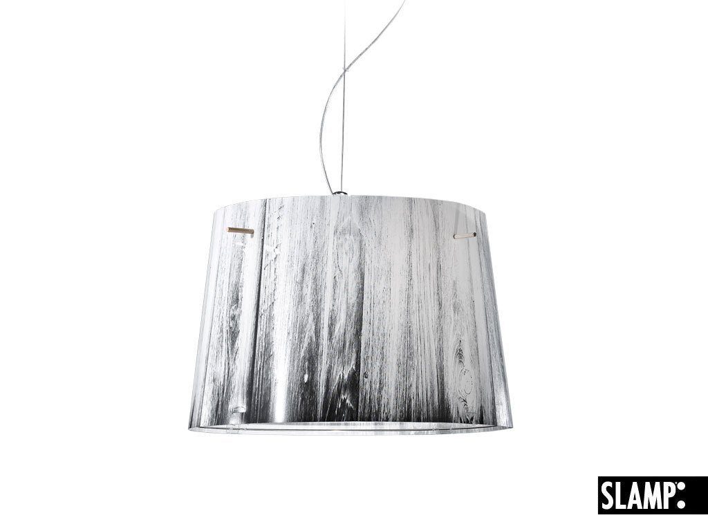 Designerleuchte Ø rund Woody cm 37 1-flammig SLAMP Pendelleuchte weiß