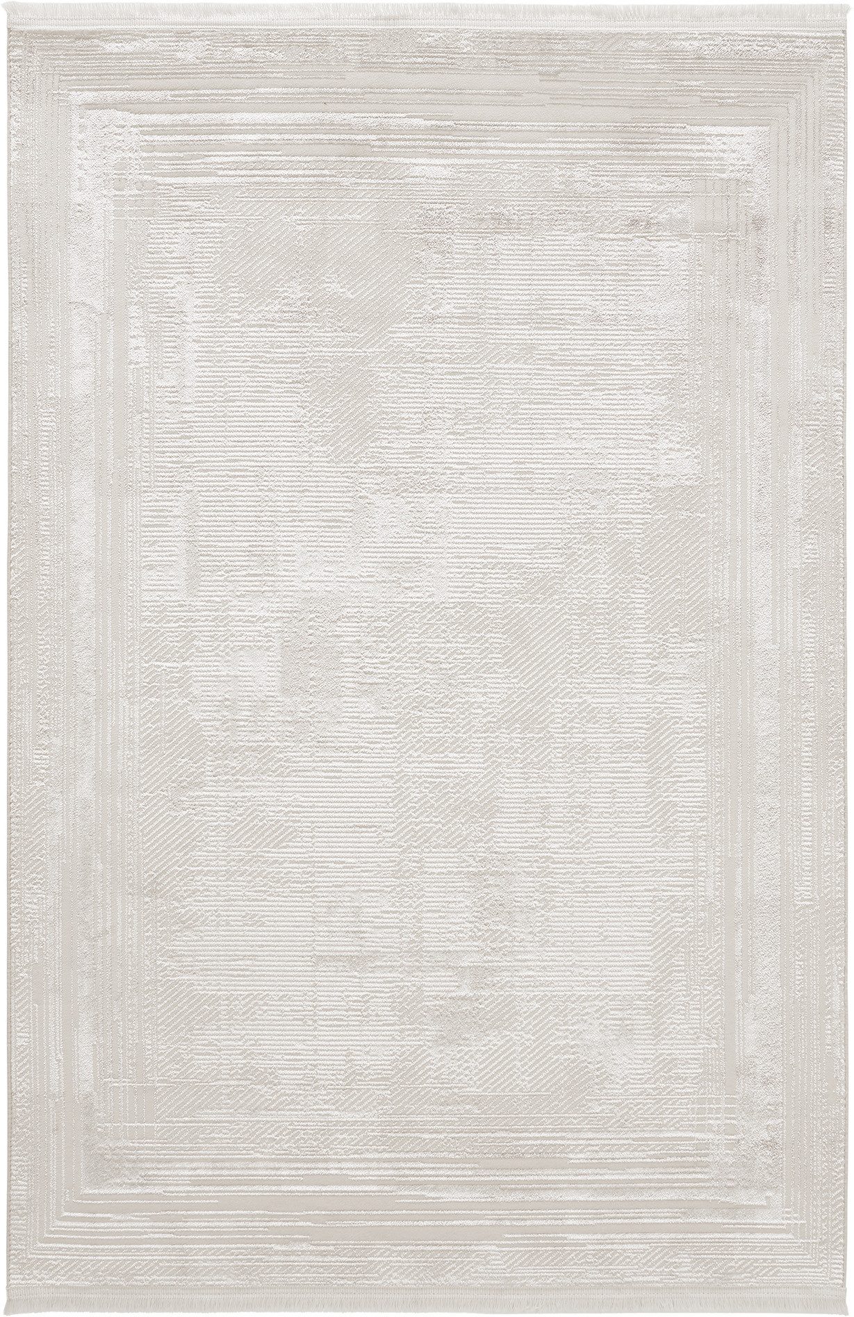 Sehrazat Teppich Diamond 7830, auch als Läufer, rechteckig, Höhe: 8 mm, Kurzflor, Vintage, Viskose, leichter Glanz, mit Fransen, Wohnzimmer