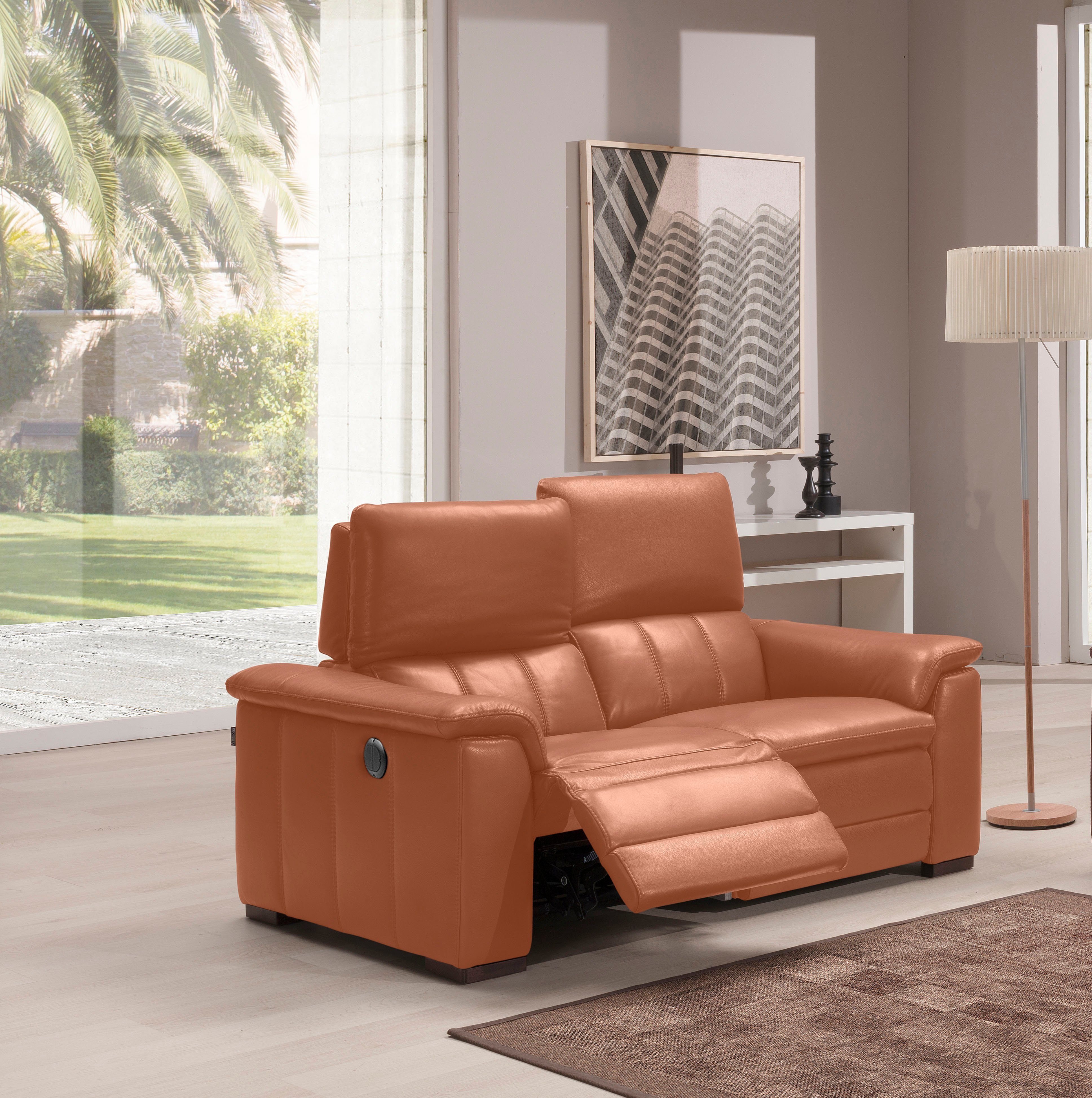 Egoitaliano 2-Sitzer »Capucine«, wahlweise mit elektrisch oder manuell  verstellbarer Relaxfunktion