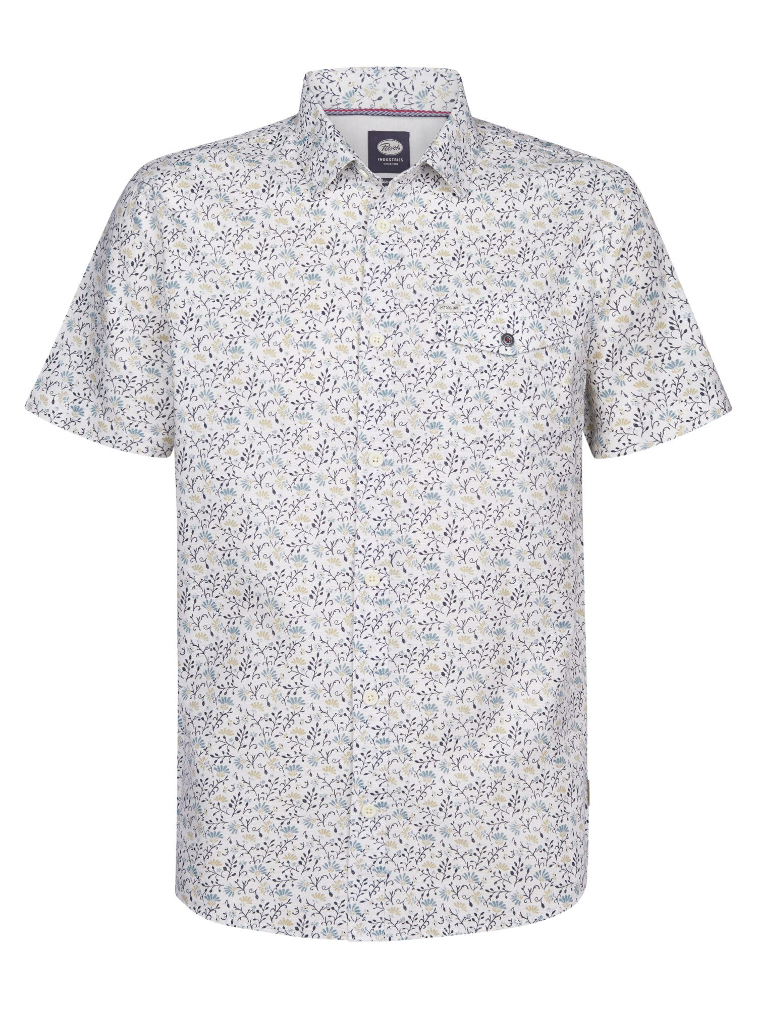 Petrol Industries Kurzarmhemd Men Shirt Short Sleeve AOP mit All-Over Print