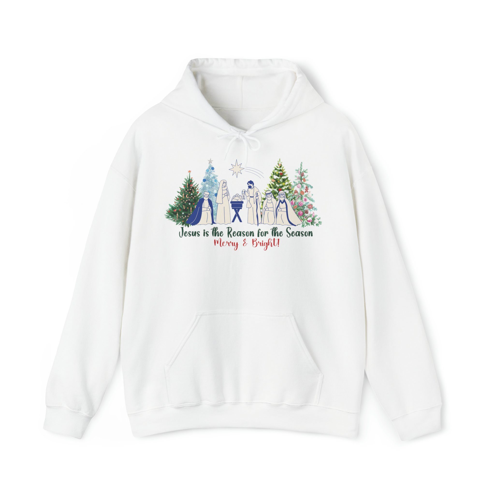 Quality Elegance Weihnachtssweatshirt Jesus is the Reason for the Season Weihnachtssweatshirt Hoodie