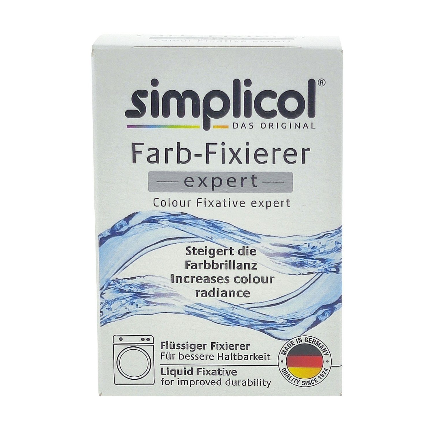 simplicol Textilfarbe Simplicol Farb-Fixierer Expert 90ml, Farb-Fixierer Fixierung Textilfarbe Farberneuerung Textilfärbemittel