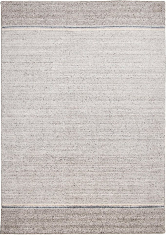 Teppich Alaska, THEKO, rechteckig, Höhe: 7 mm, handgewebt, meliert,  Wendeteppich, ideal im Wohnzimmer & Schlafzimmer